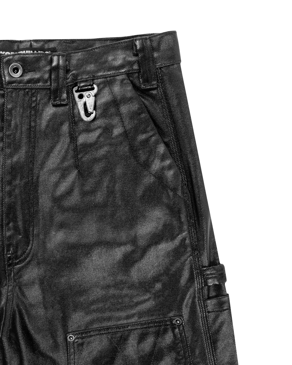Double Knees WAXED BLACK - Image 11