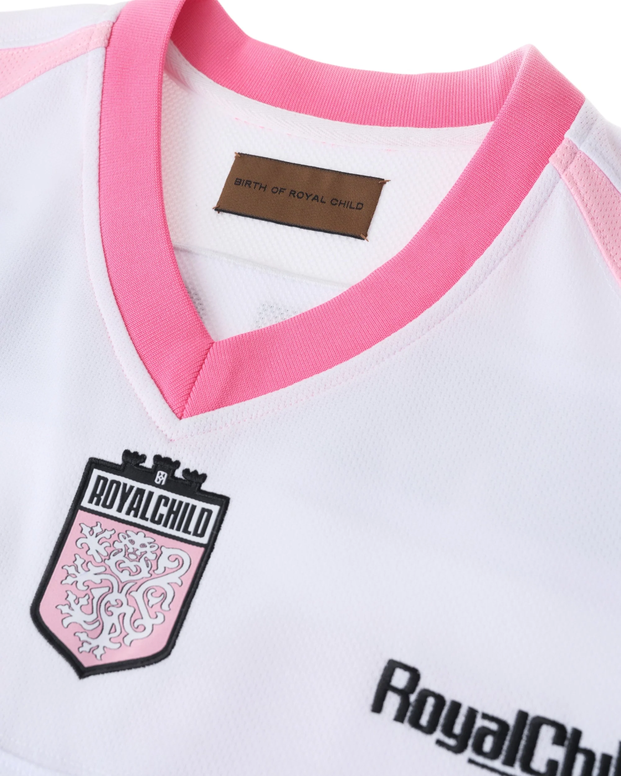 Double Lion Rhinestone Jersey in PINK - Image 3
