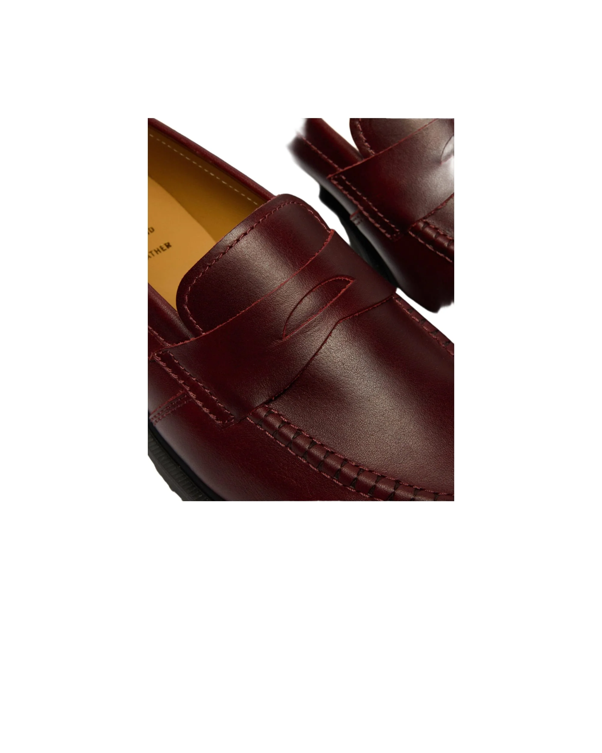 DR. MARTENS CLASSIC CALF REFINED LOAFER - BURGUNDY - Image 7
