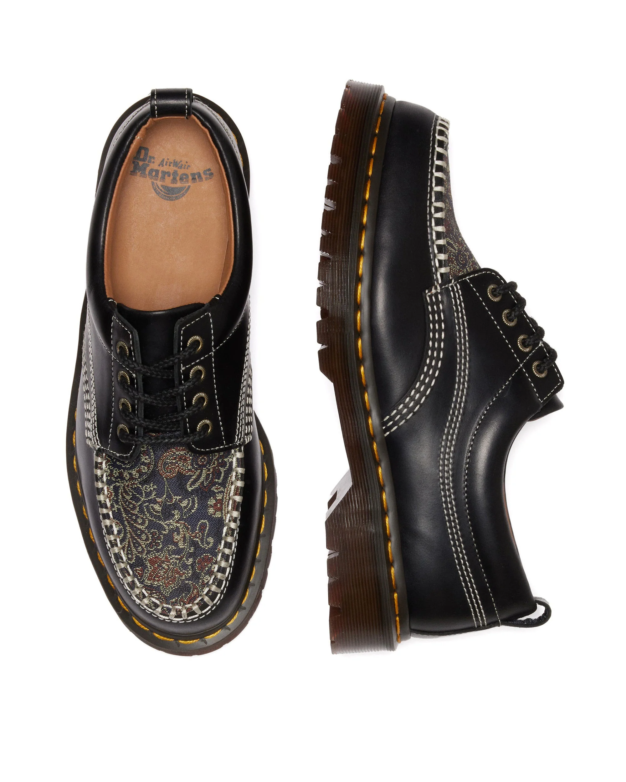DR. MARTENS JACQUARD LOWELL BLACK - Image 5