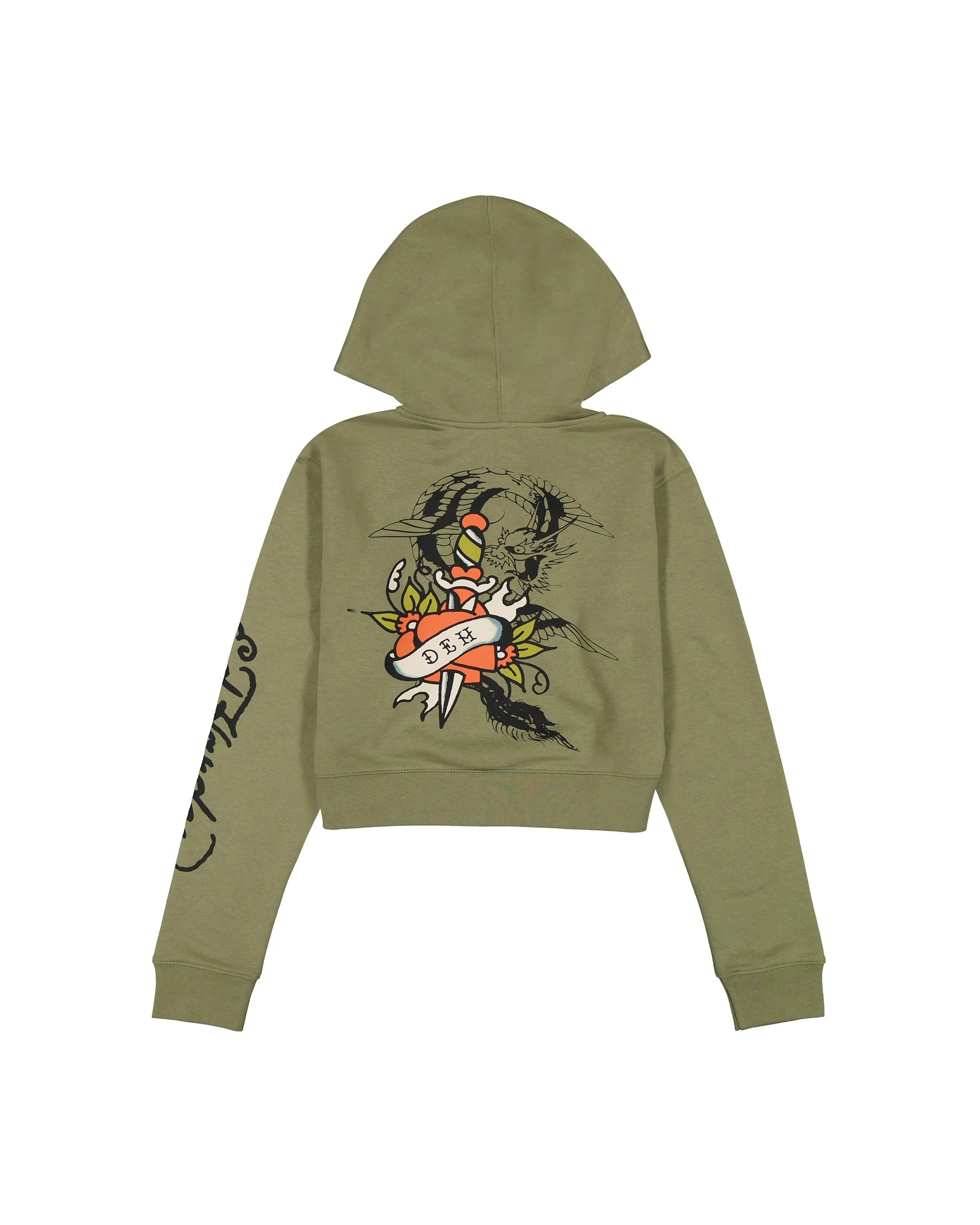 Dragon Dagger Zip Front Hoodie - Image 2