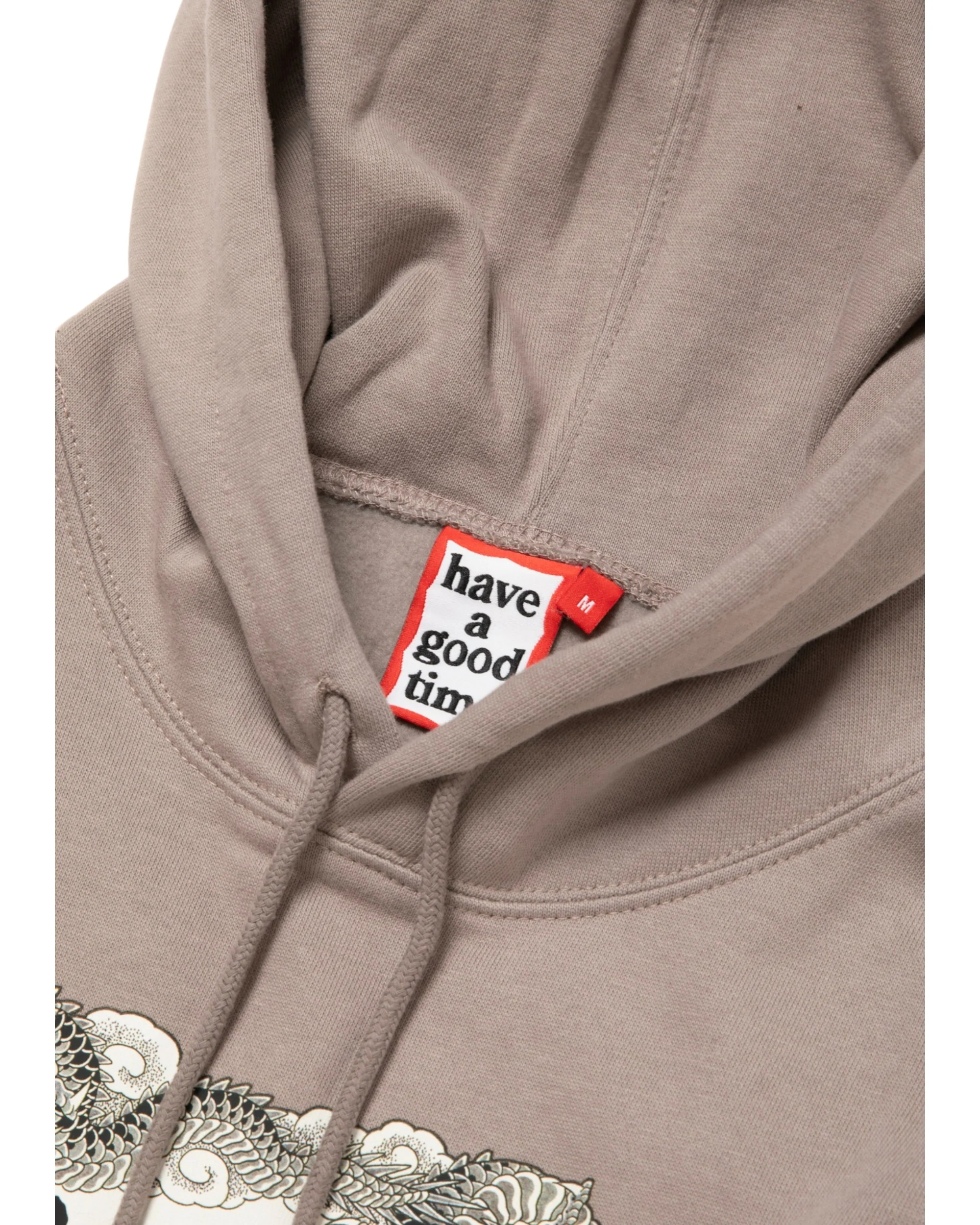 DRAGON FRAME PULLOVER HOODIE FL - GREIGE - Image 3