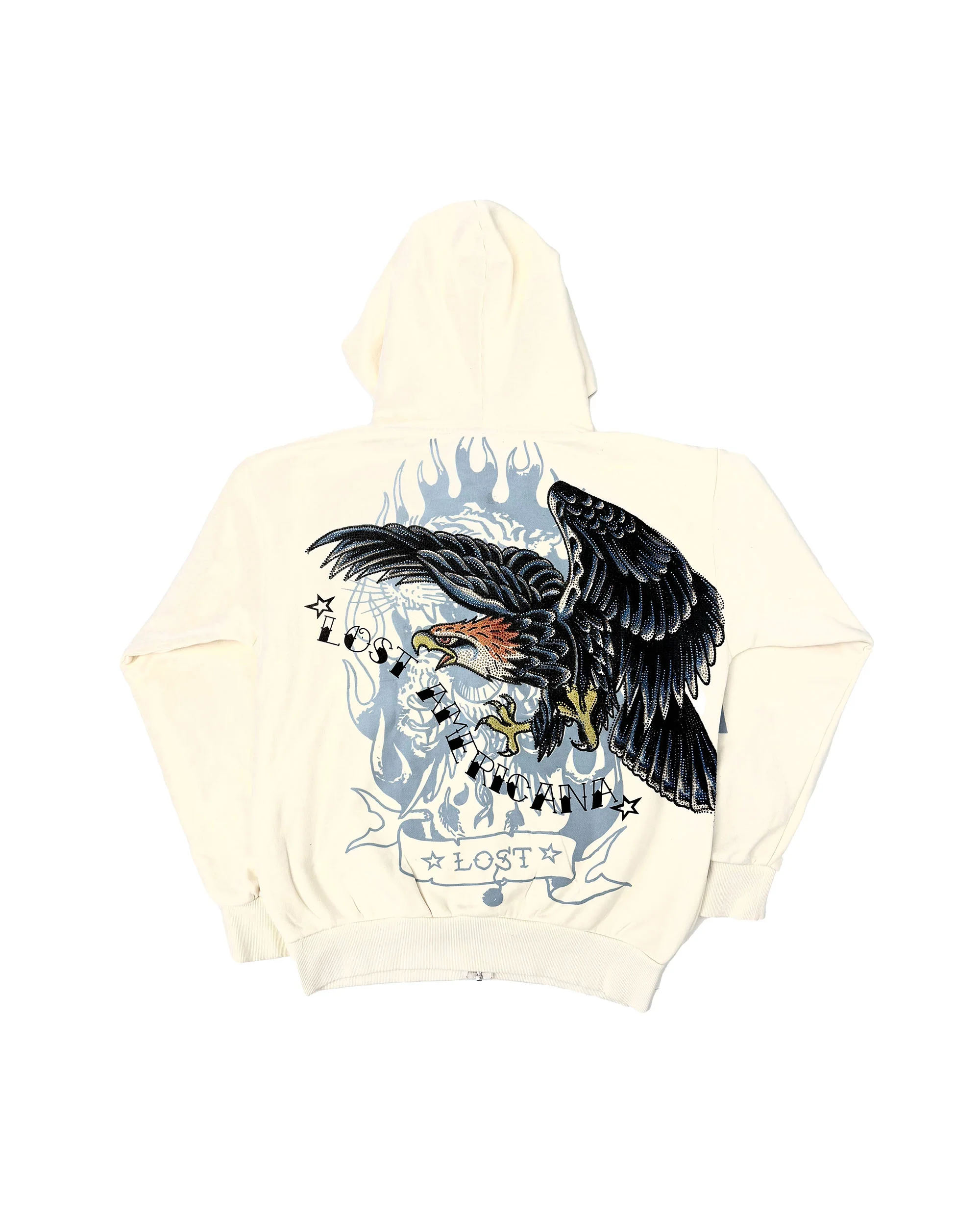 Eagle Rhinestone Hoodie - Image 2