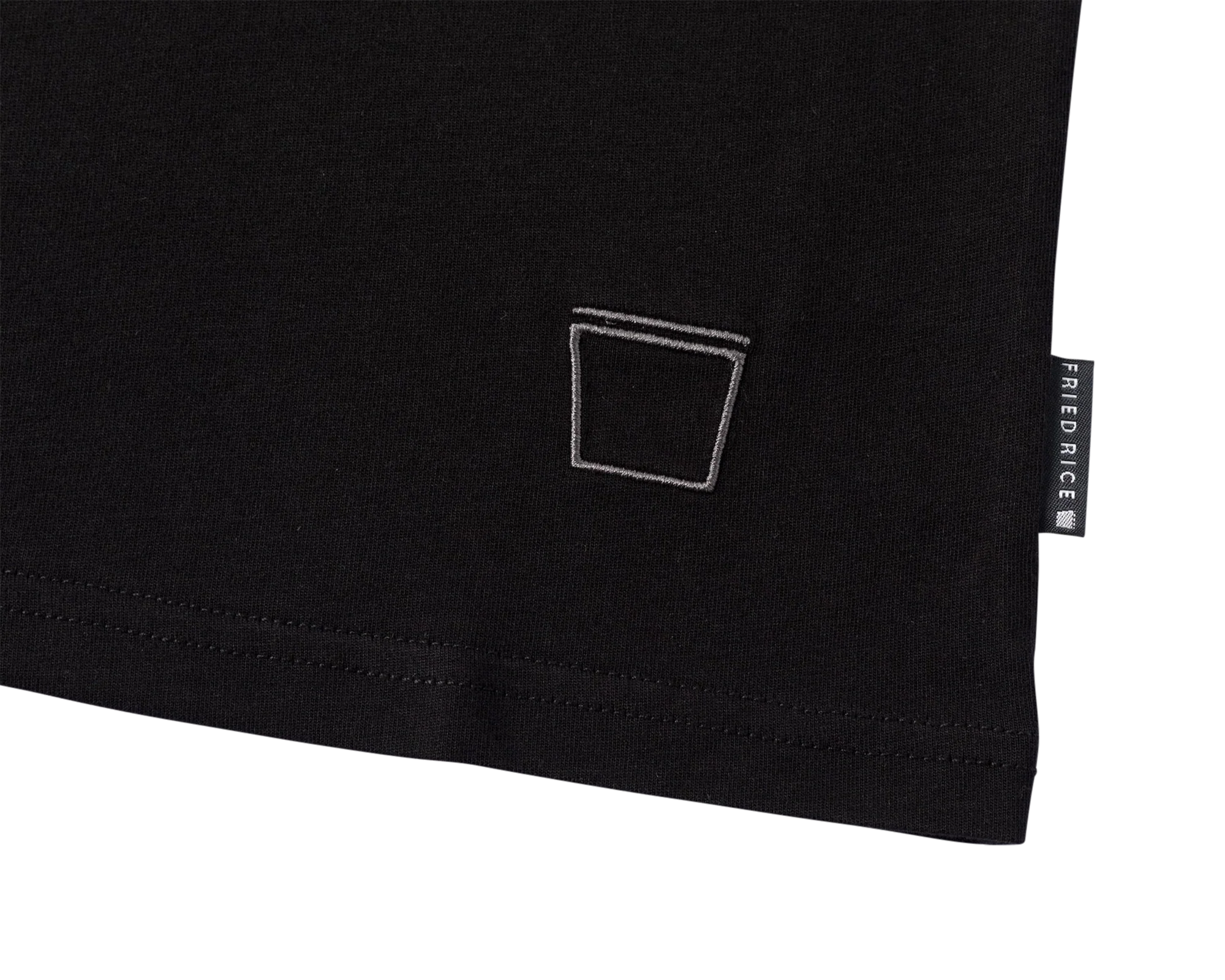 Embroidered Baby Tee - Black - Image 2