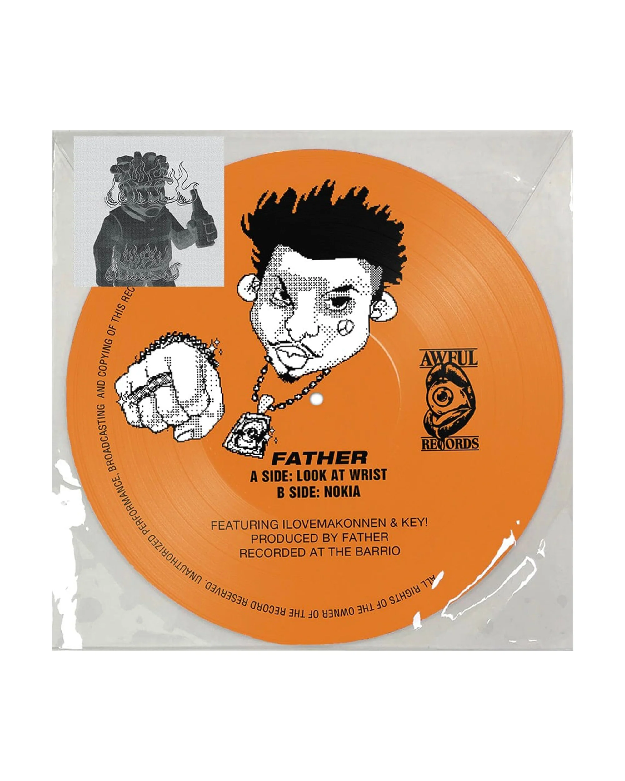 Father - Look At Wrist b/w Nokia (7" - Picture Disc Vinyl) - Image 2