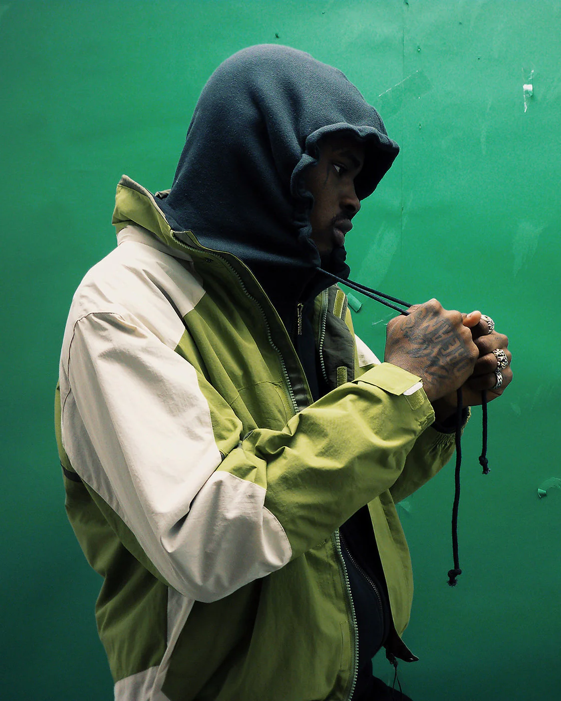 filthy® spring windbreaker (lime) - Image 8