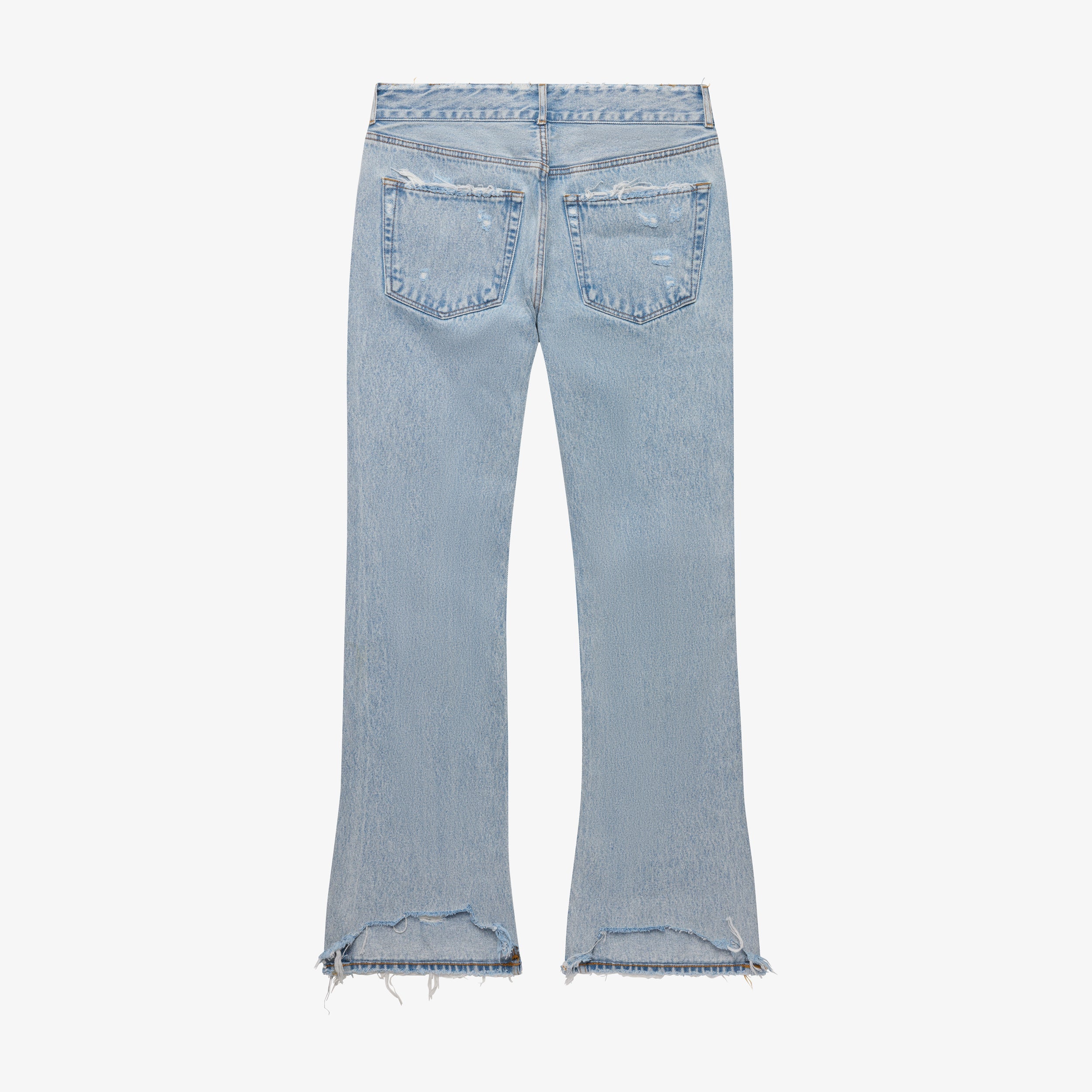 FLARED CHECKERED BAGGY JEANS - Image 16