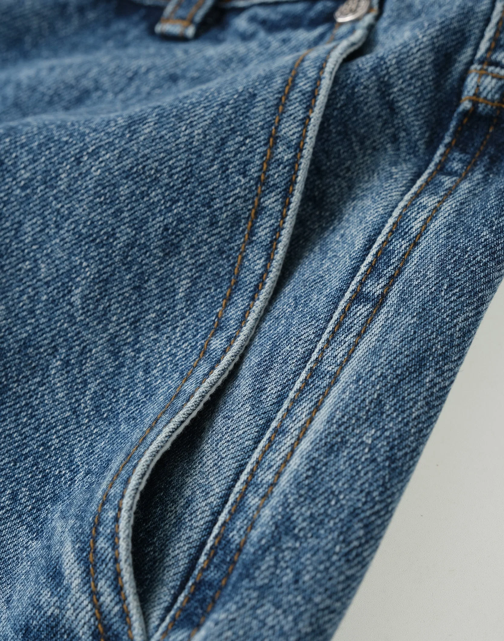 Fluid Dual Waist Baggy Denim - Image 6