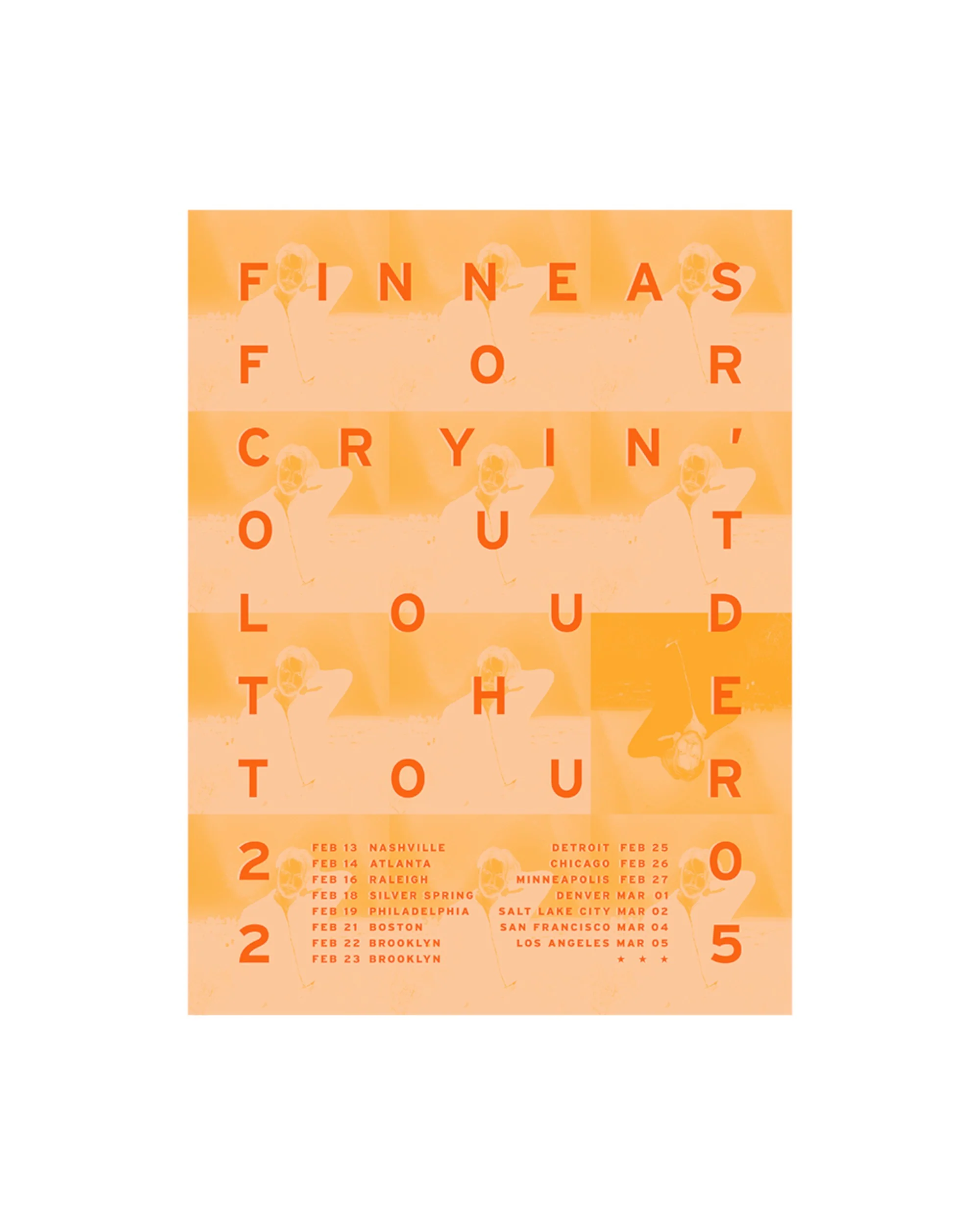 For Cryin' Out Loud Tour Poster