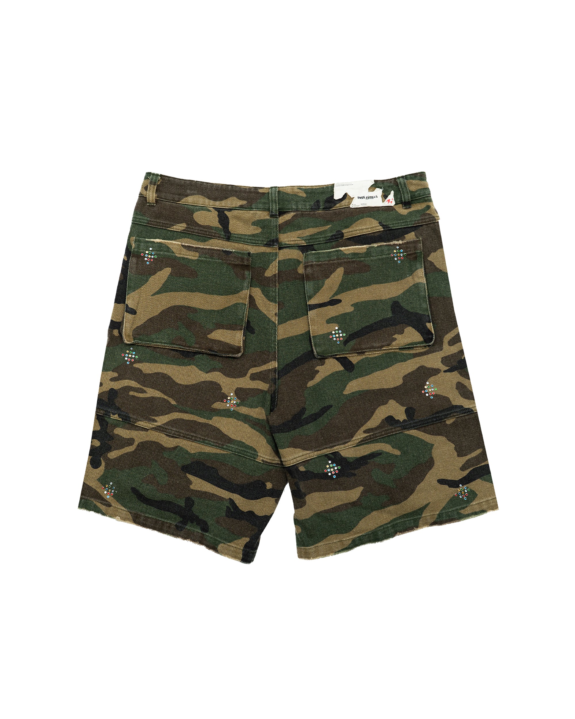 FR Gemstone Camo Cargo Jorts - Image 2