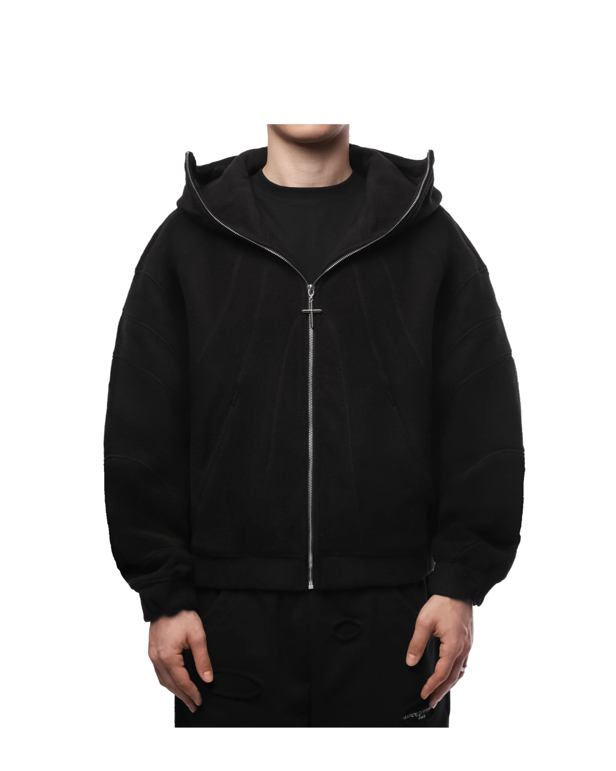 GHOST FLEECE in BLACK - Image 2