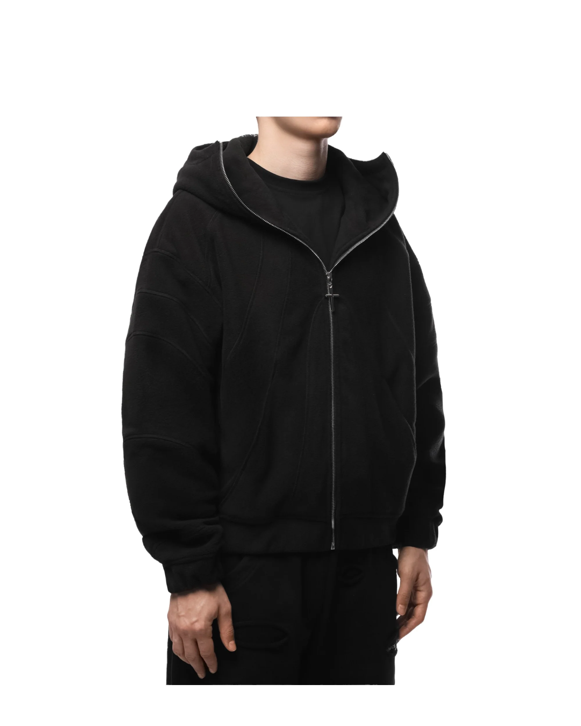 GHOST FLEECE in BLACK - Image 3