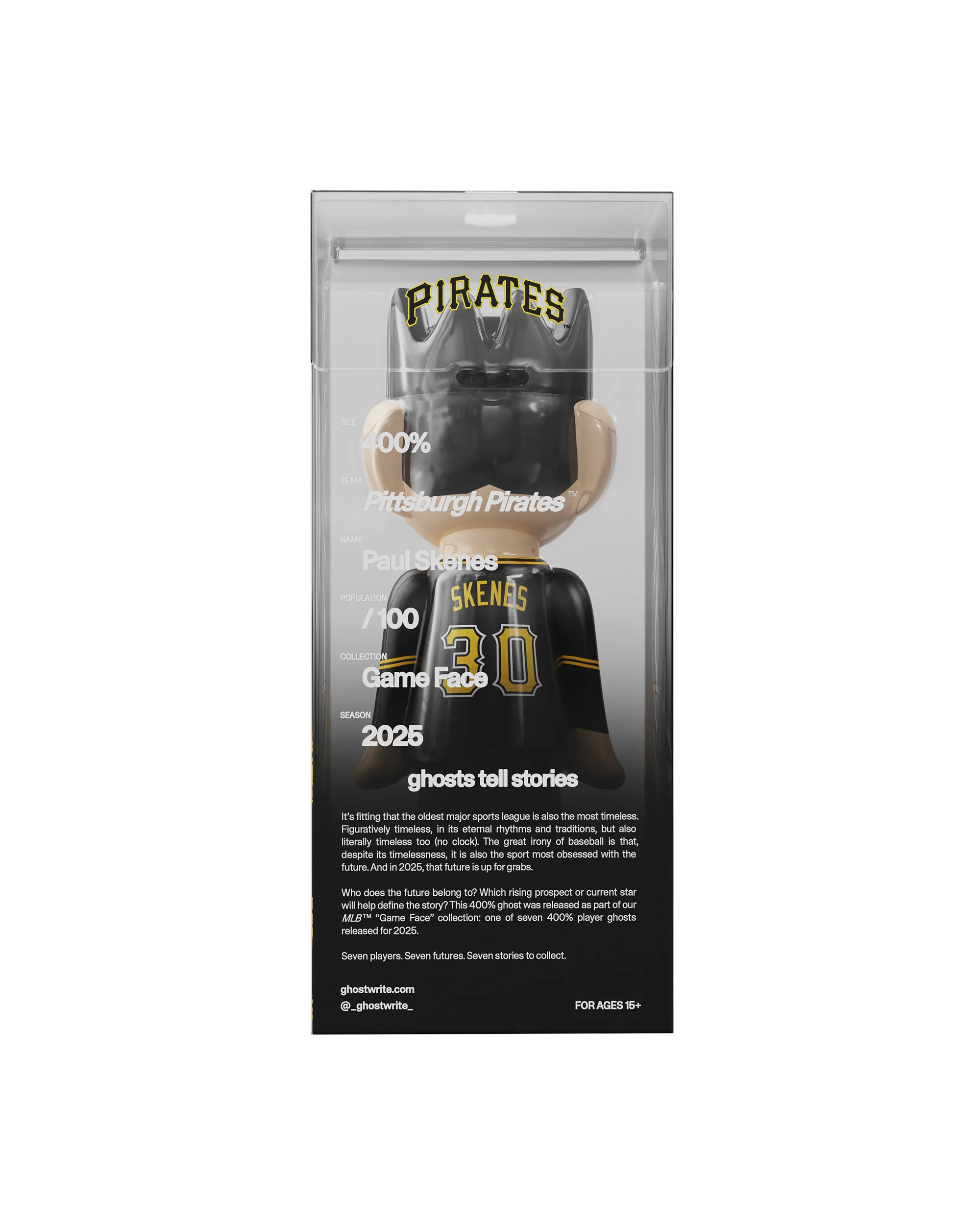 ghostwrite x MLB "Game Face" Paul Skenes 400% 2025 (Edition of 100) - Image 3