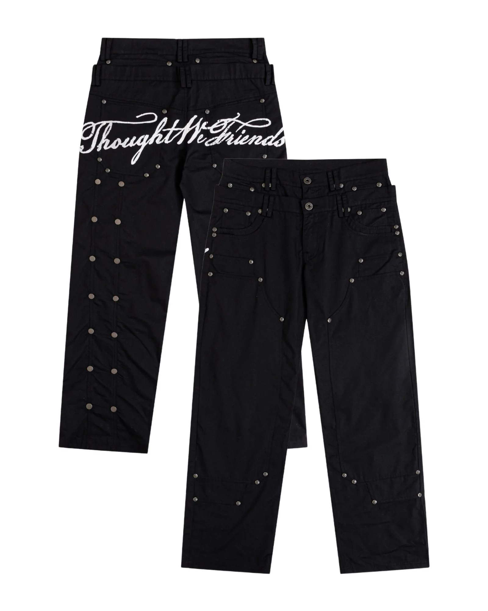 Gideon Double-Layered Workpants in Black - Image 14