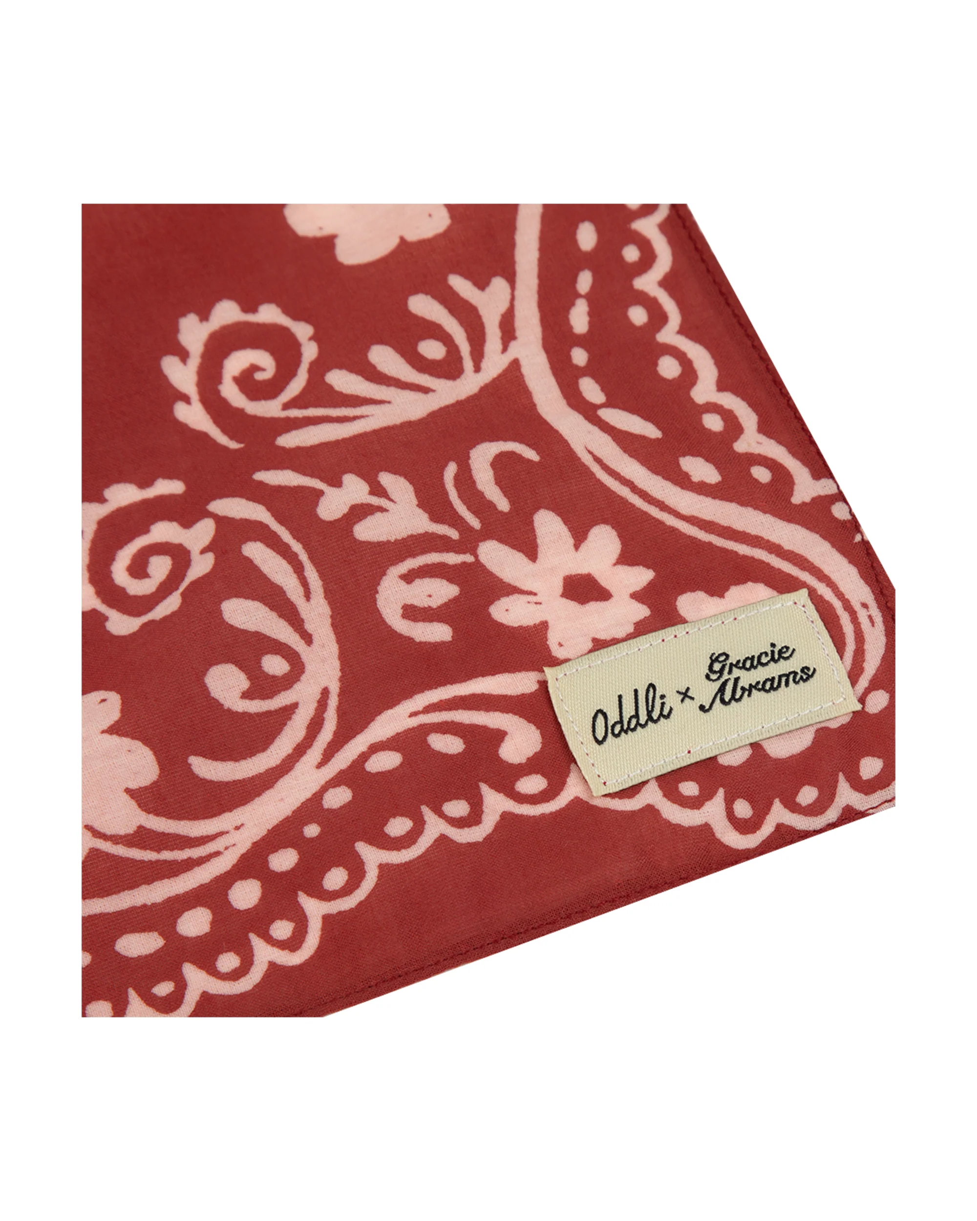 Gracie x Oddli Red Bandana - Image 2