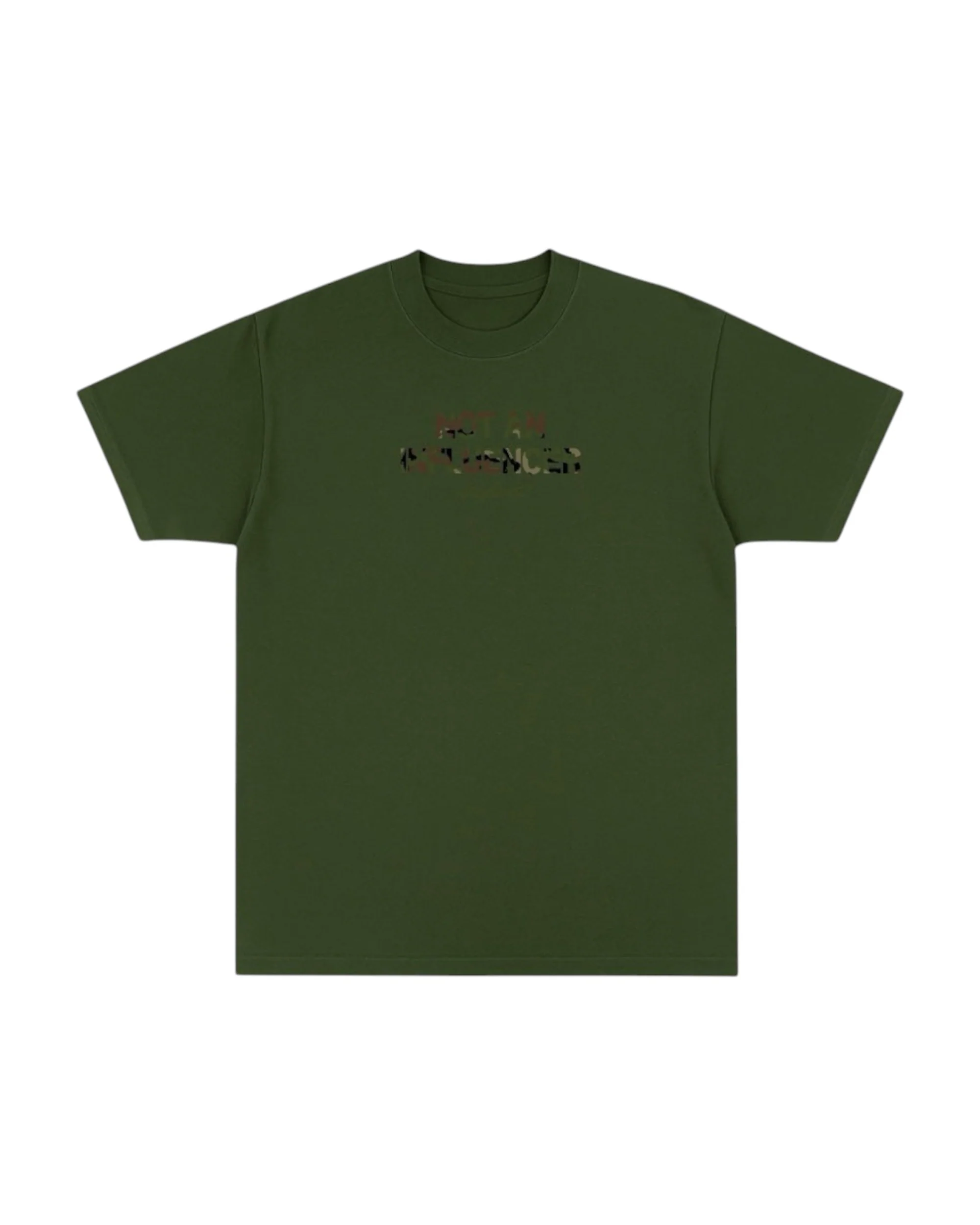 Green Camo Logo - Green Tee