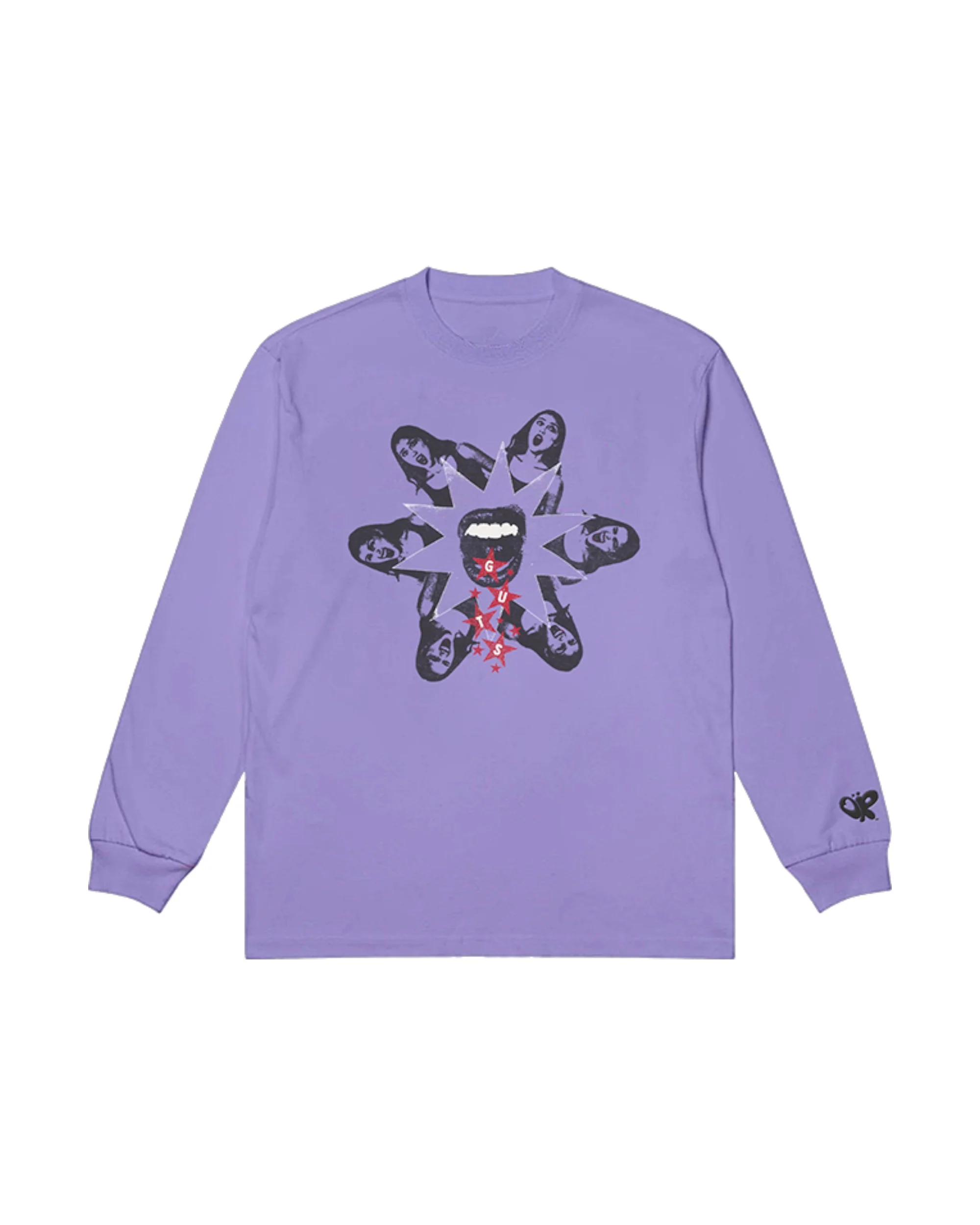 GUTS dateback longsleeve t-shirt in purple - Image 2