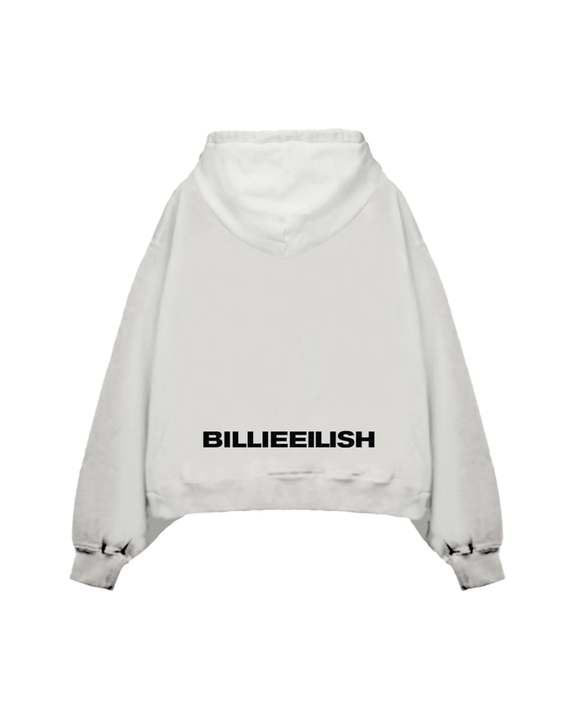 Hanging Blohsh White Hoodie - Image 2