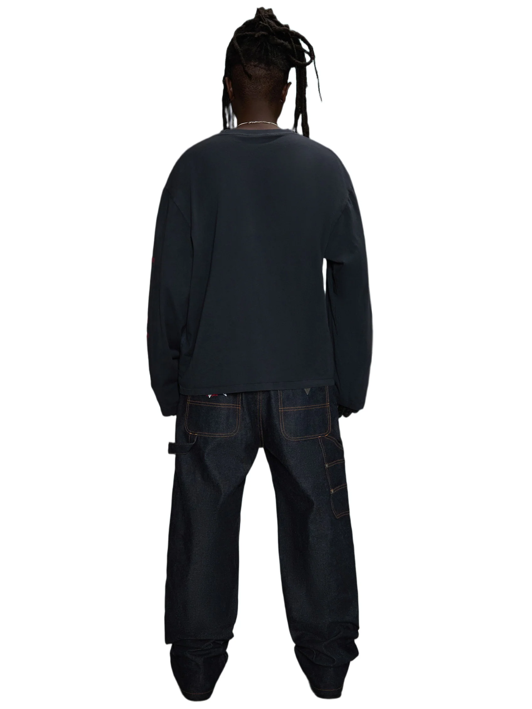 HARDSTONE Raw Denim Carpenter Jeans - Image 15