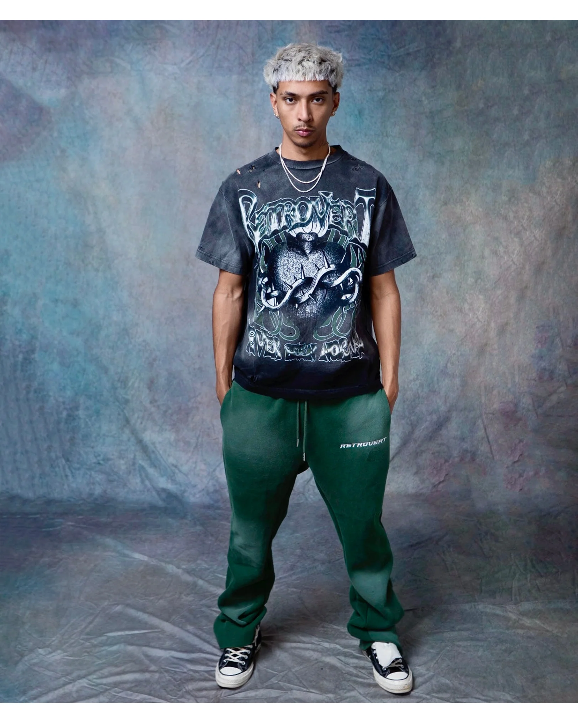 Heart Thorn Tee - Green - Image 2