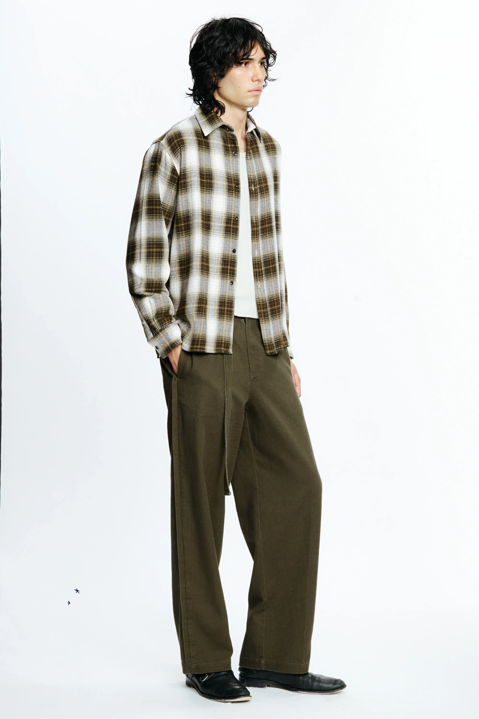 HOLD LS SHIRT - BROWN CHECK - Image 7