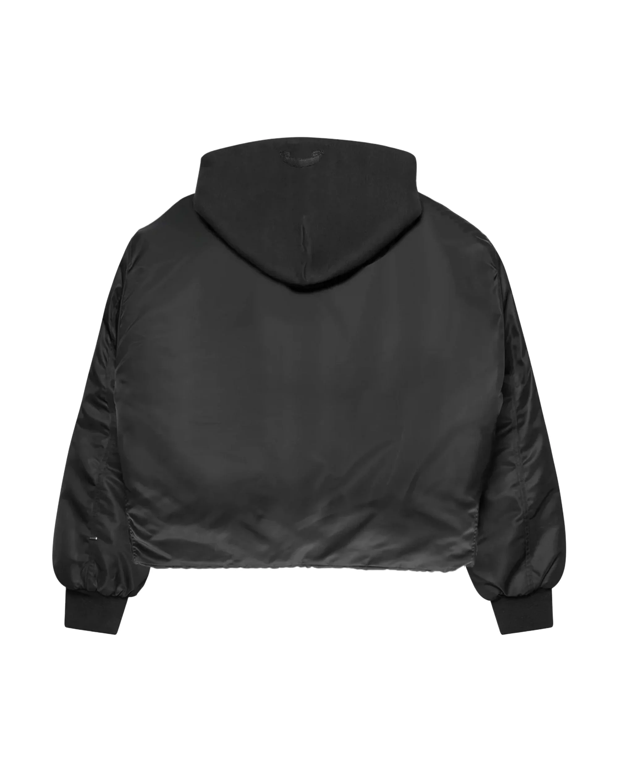 HOODED CROPPED AYS BOMBER JACKET - Image 3