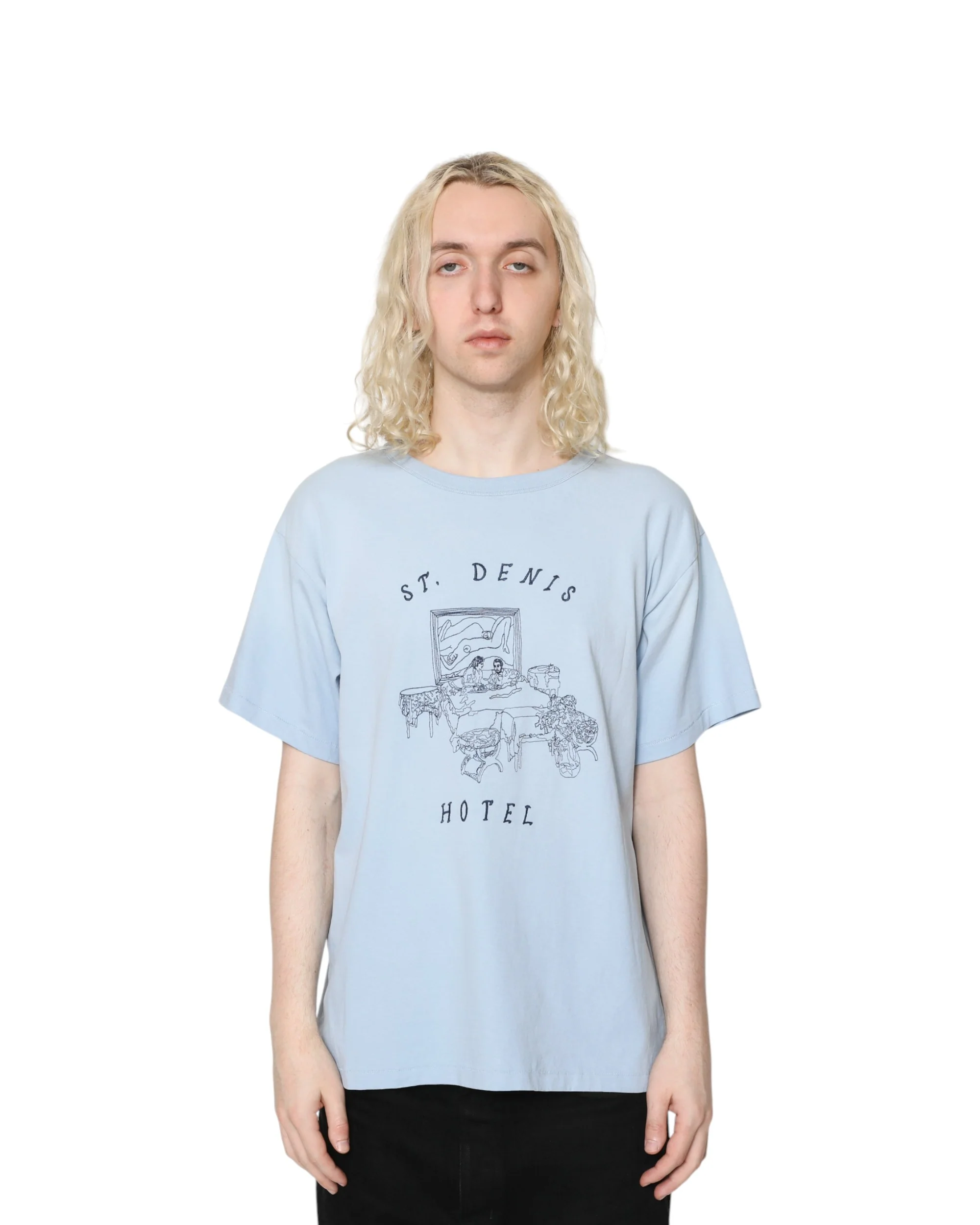 Hotel Tee - Light Blue - Image 2