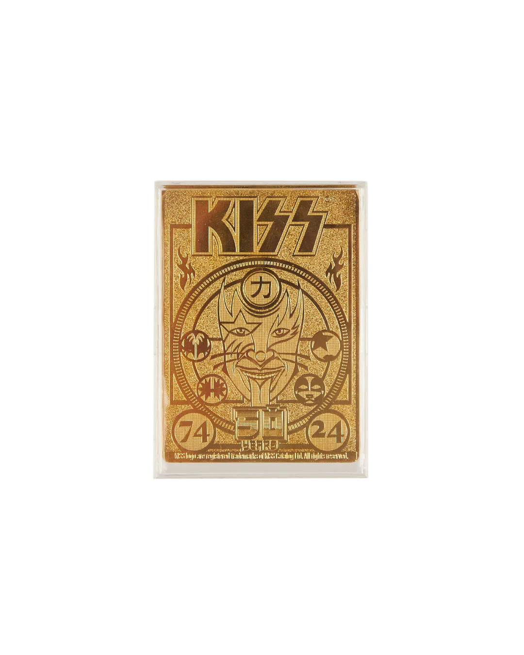 Hotter Than Hell 50th Commemorative Gold Plated Trading Card - Image 2