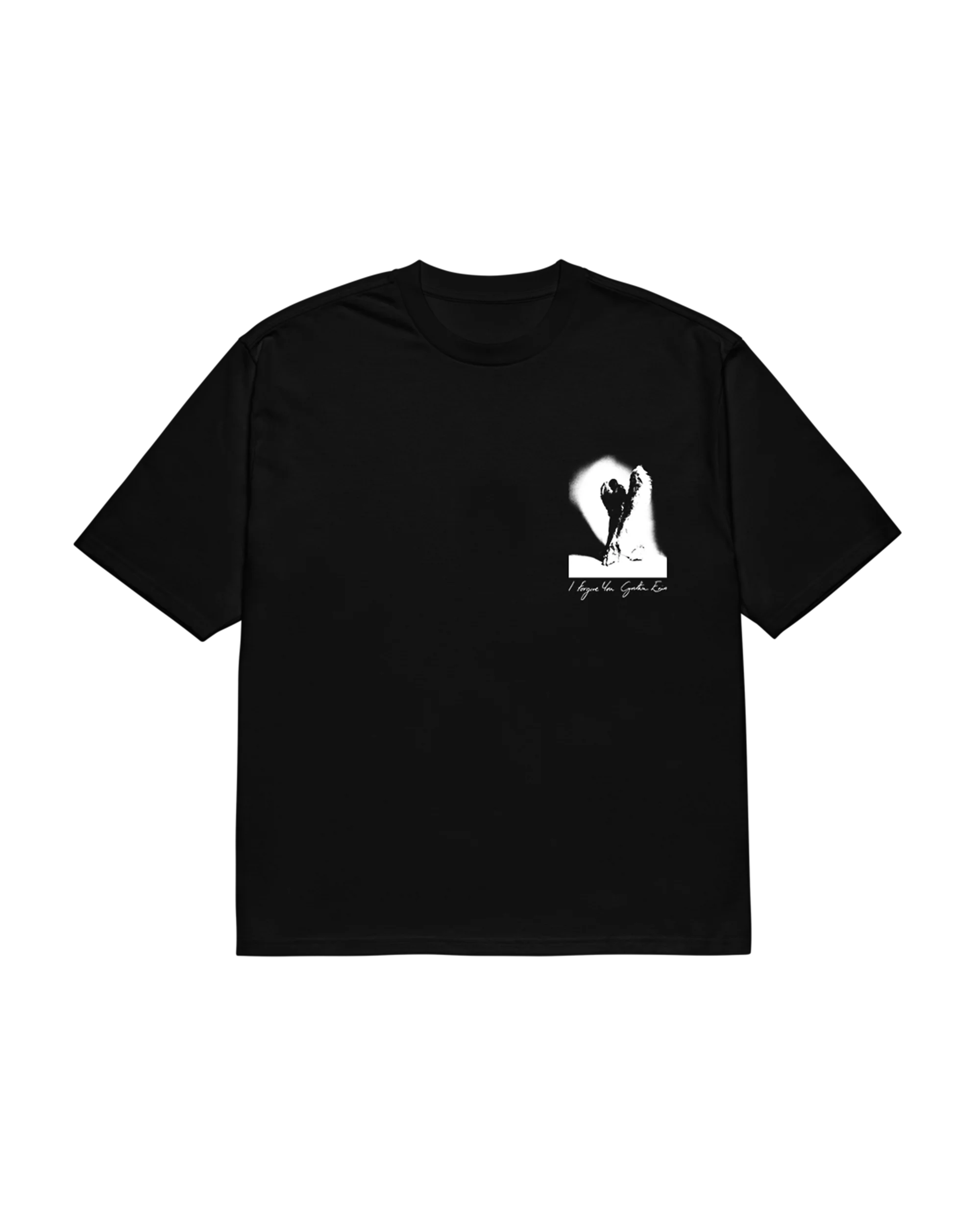 I Forgive You Pocket Art Black T-Shirt