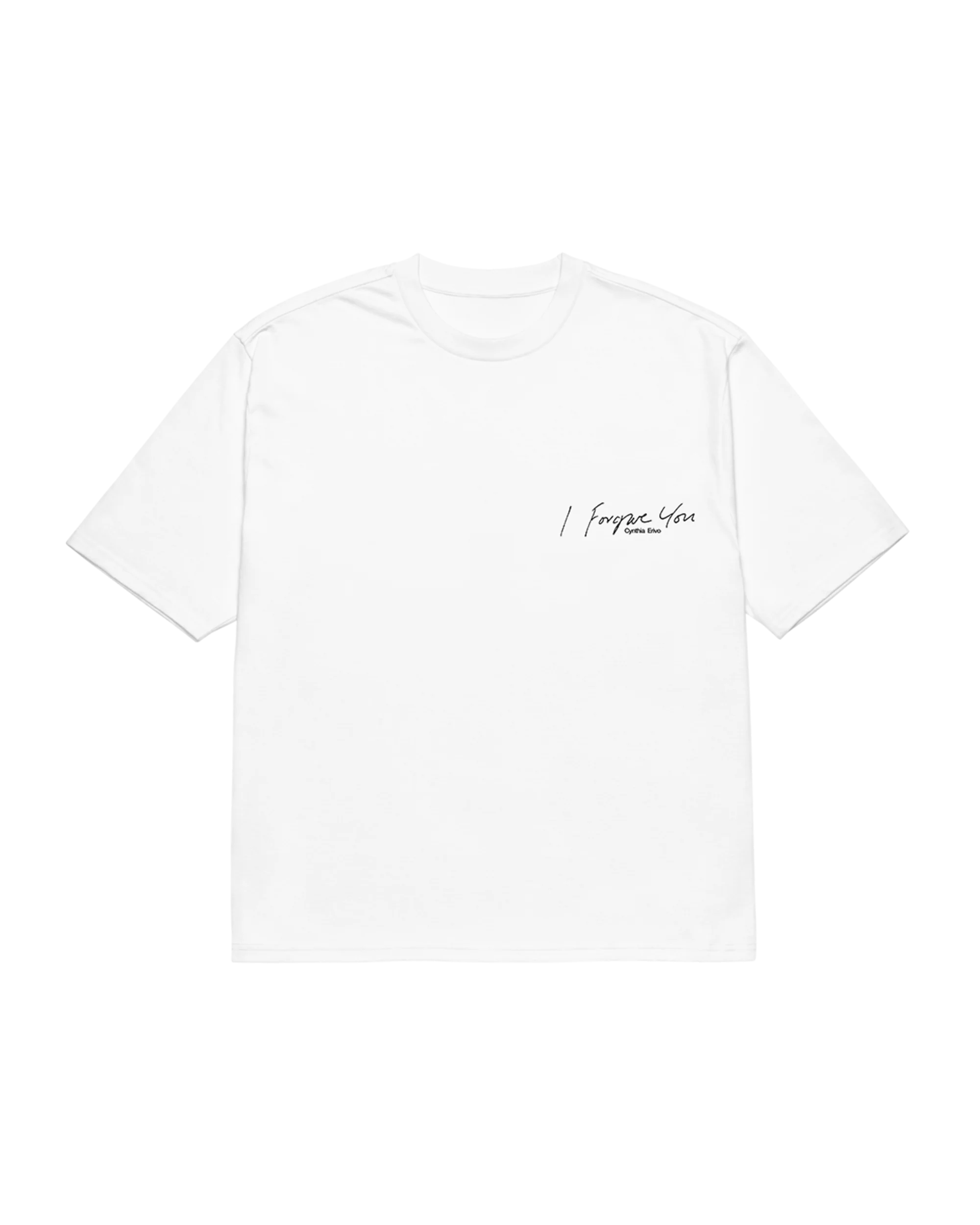 I Forgive You Script White T-Shirt