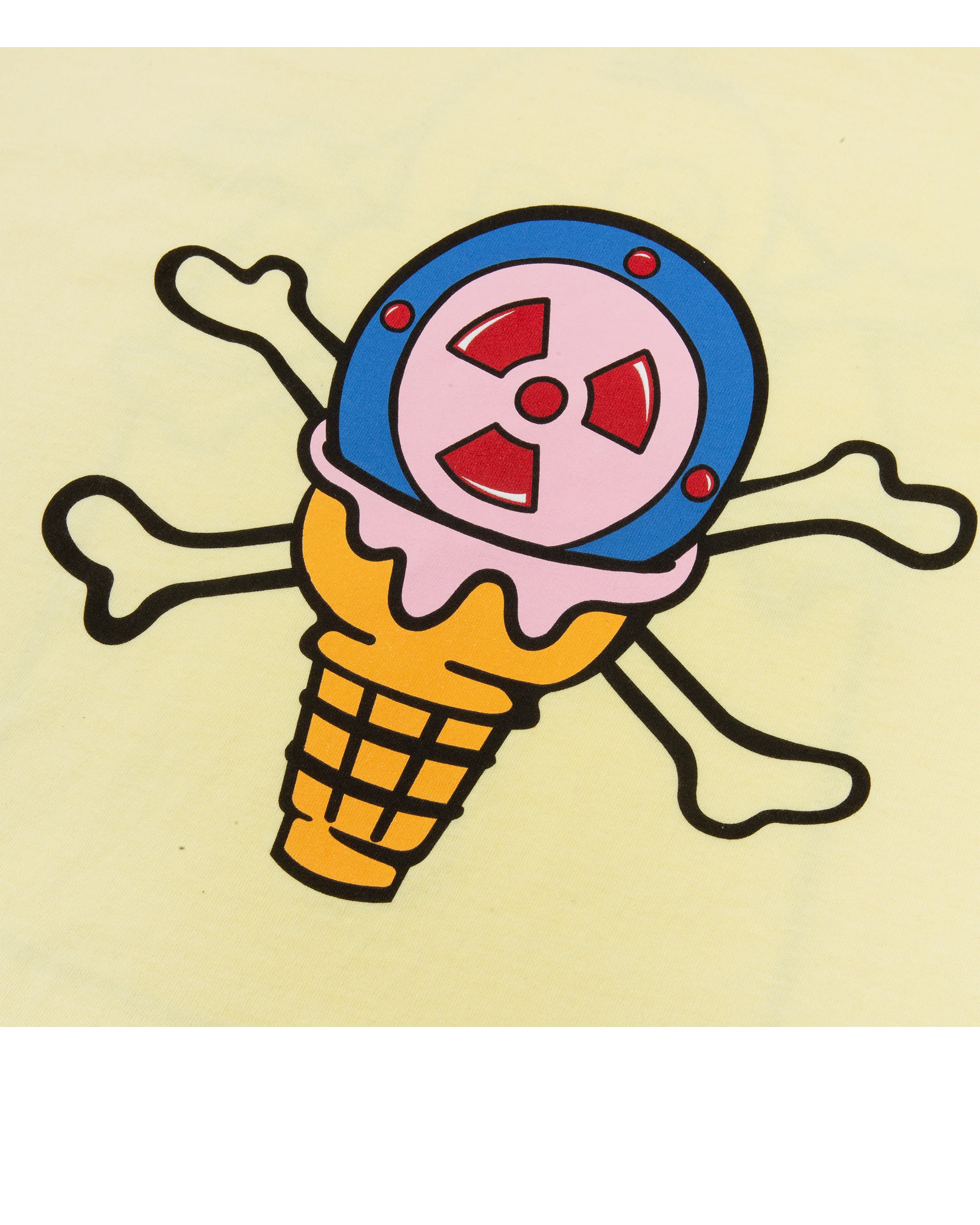 ICECREAM CONES & BONES OCTANE TEE (BUTTER) - Image 4