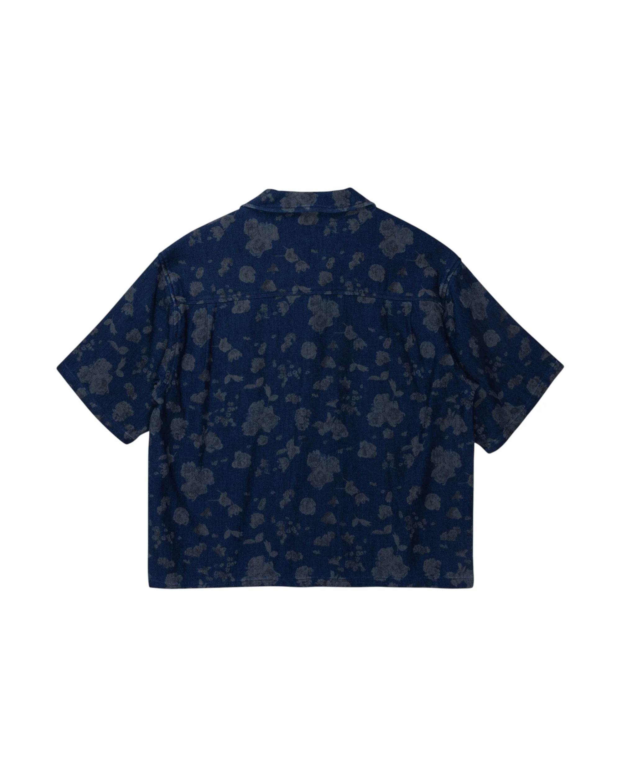Indigo Floral Camp - Blue - Image 3