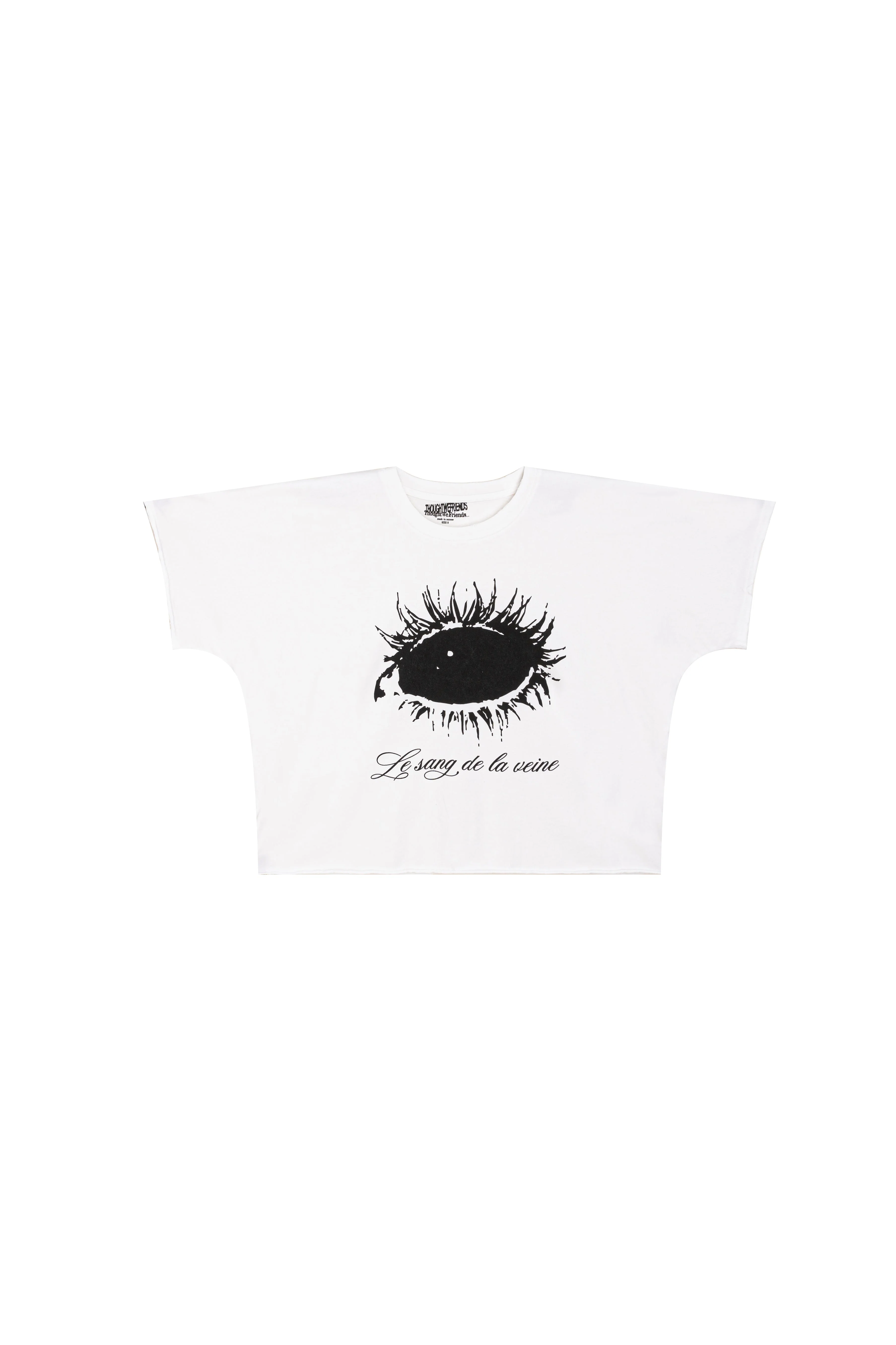 Julien Eye Loose T-shirt in White - Image 4