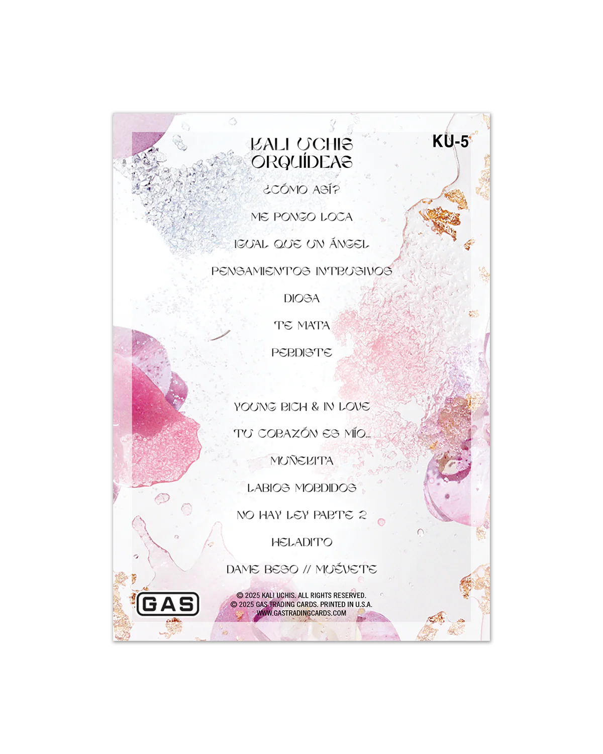 Kali Uchis x GAS 6-Trading Cards Set - Image 12
