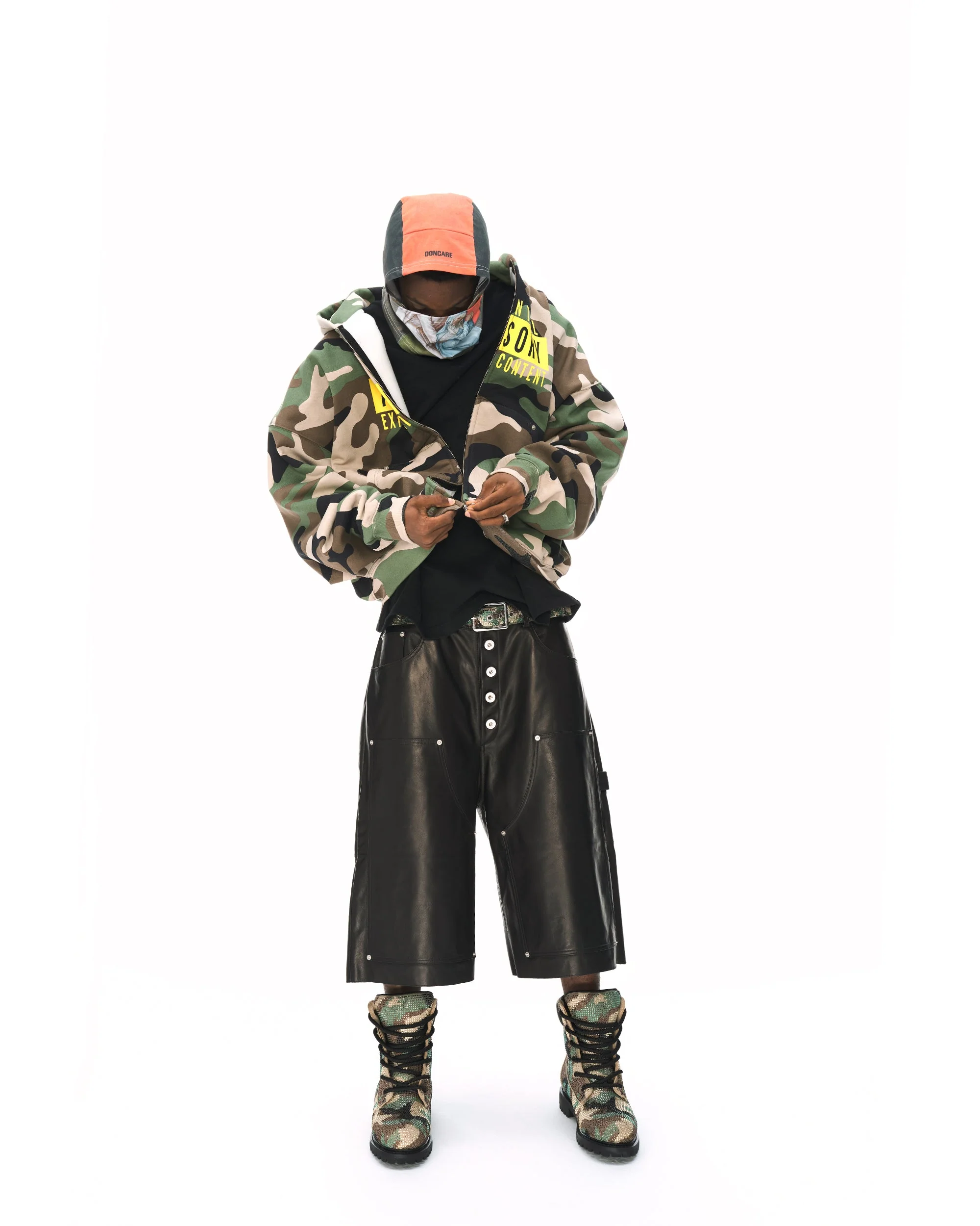 LEATHER BAGGY SHORTS - Image 30