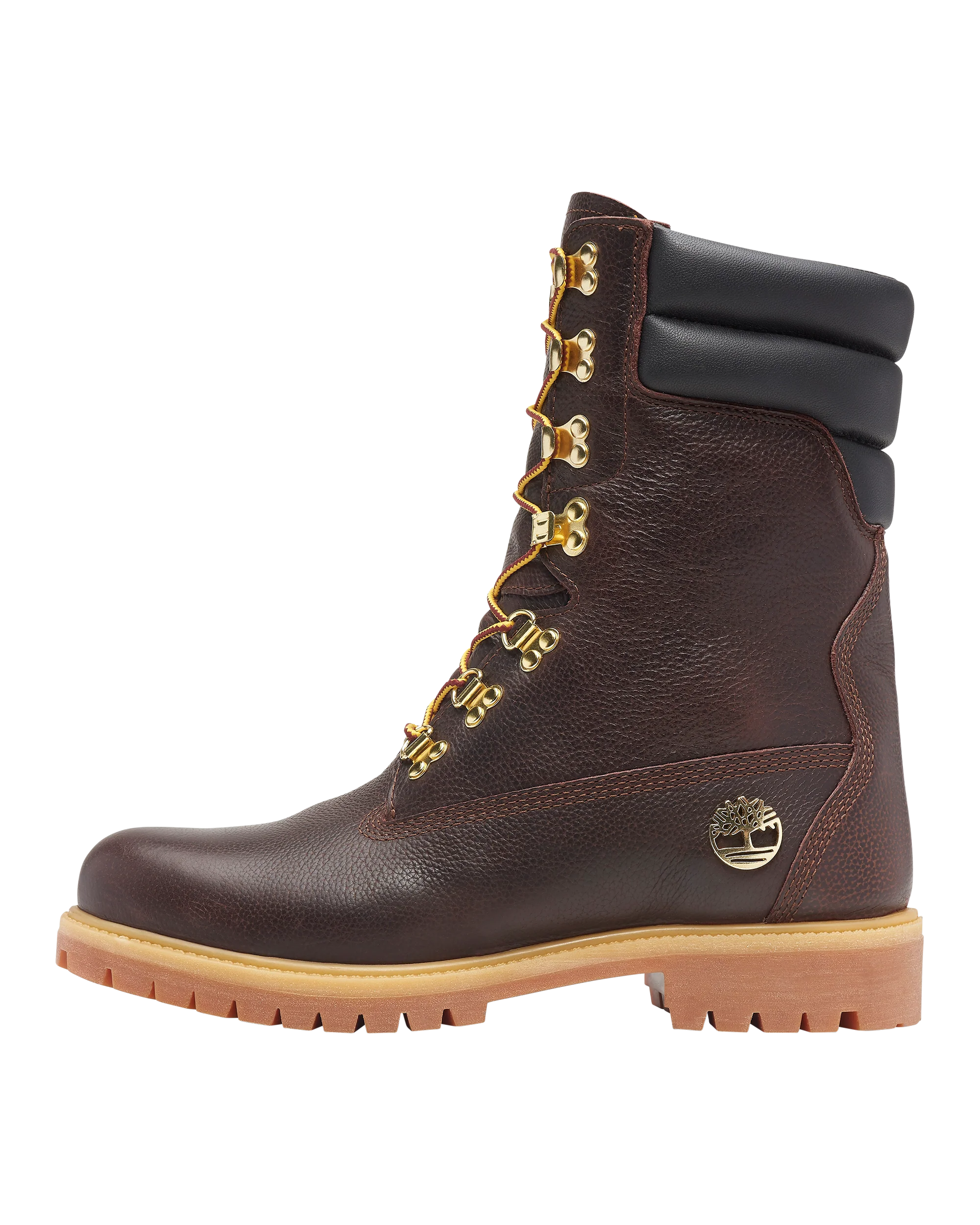 LEATHER ESPRESSO TALL LACE UP WATERPROOF BOOT - Image 8
