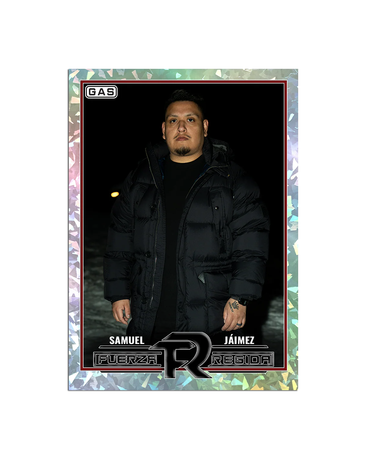 Limited Edition Fuerza Regida x GAS 6-Cracked Ice Foil Card Set - Image 7
