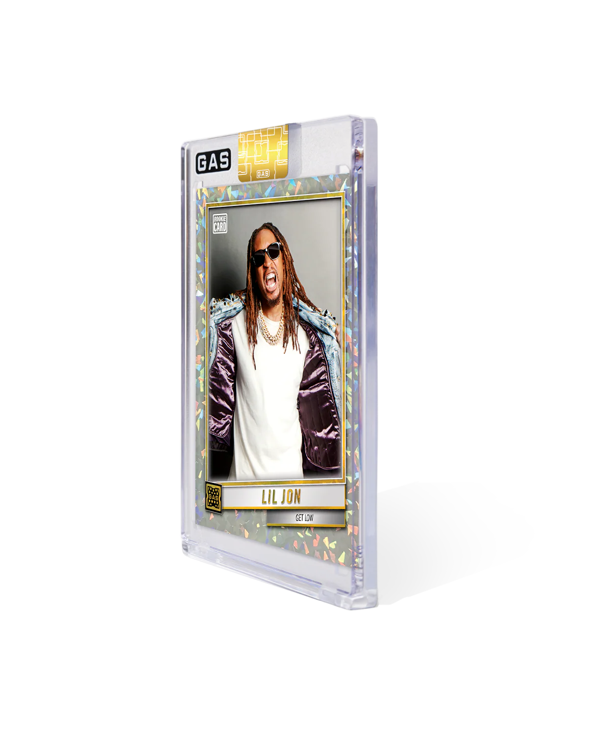 Limited Edition Lil Jon 2024 GAS Cracked Ice Foil Trading Card - Image 3