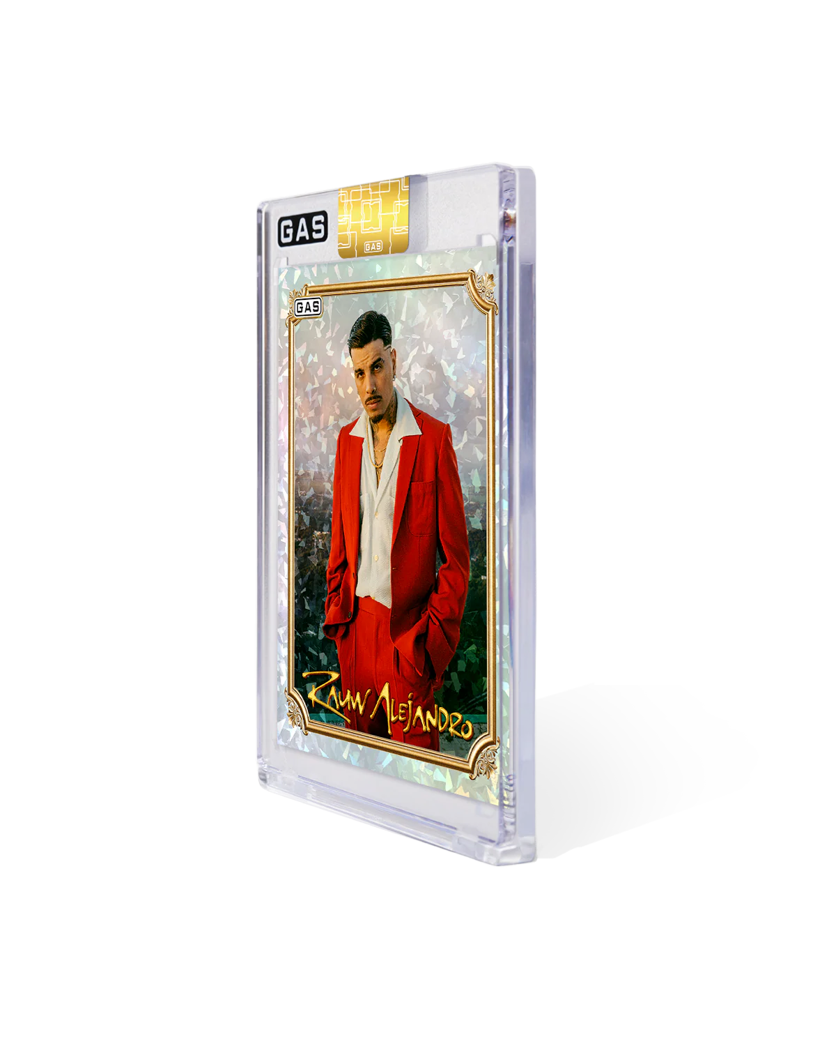 Limited Edition Rauw Alejandro x GAS Cracked Ice Foil Trading Cards - Image 3
