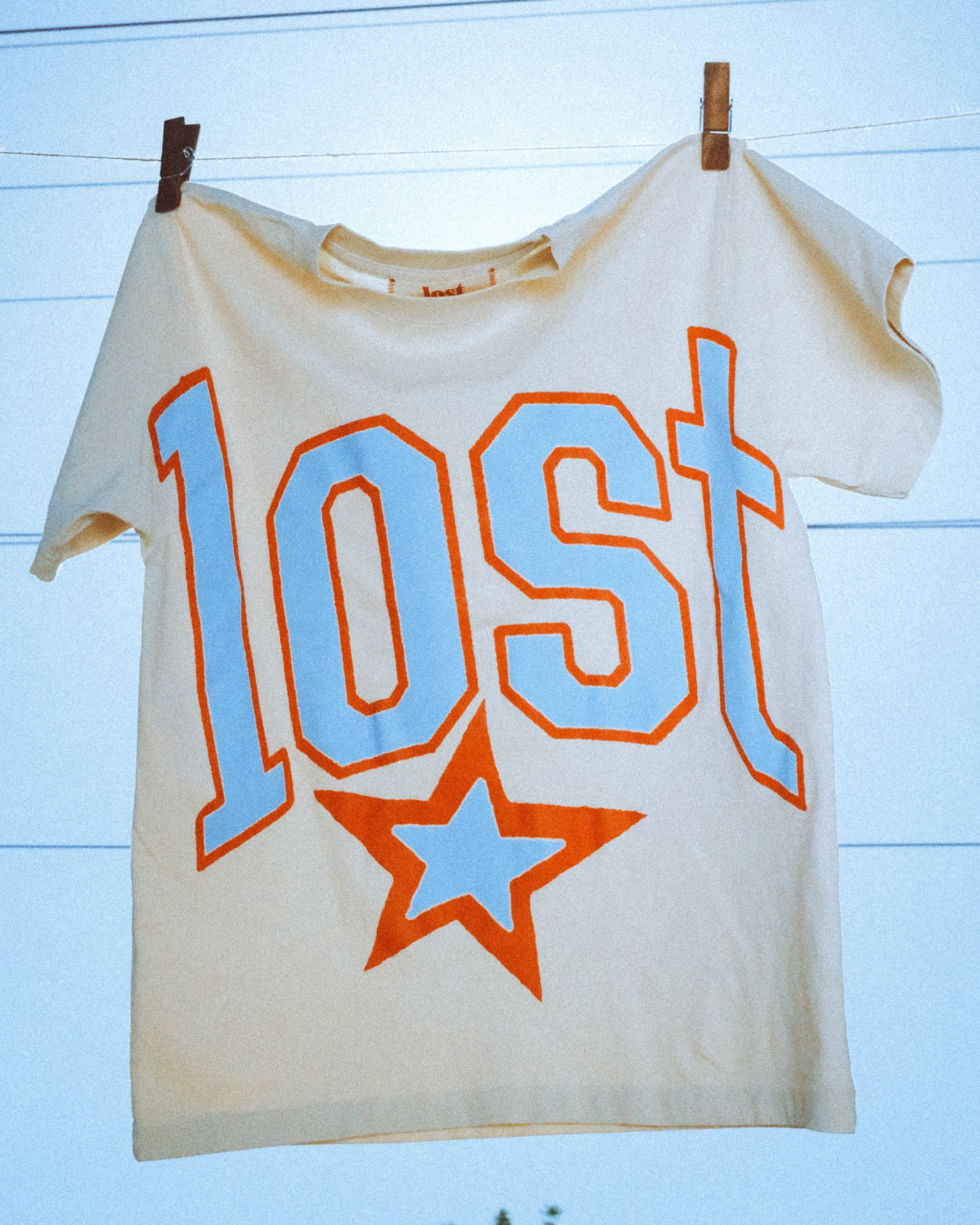 lost cream tee - Image 2