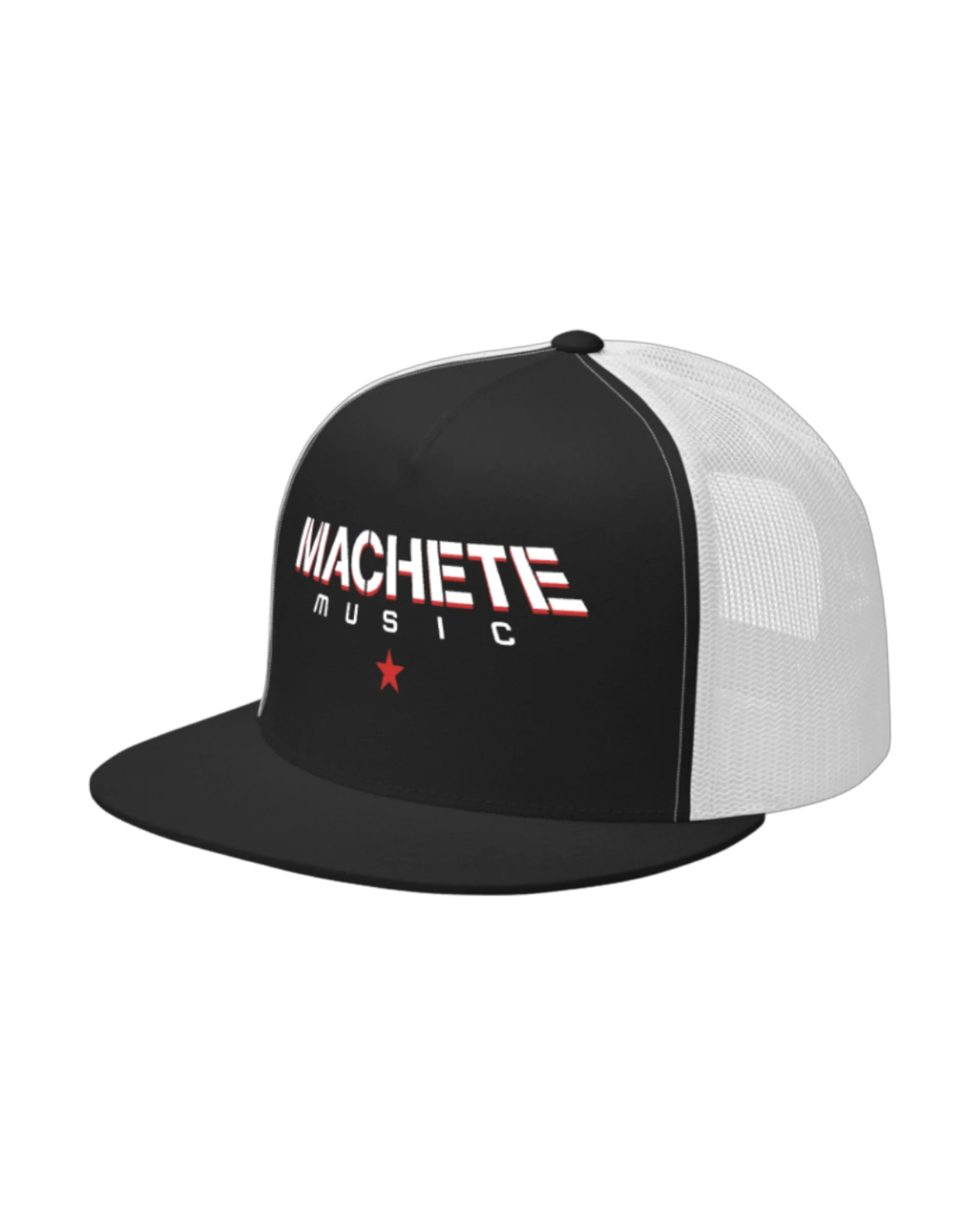 Machete Black/White Trucker Hat - Image 2
