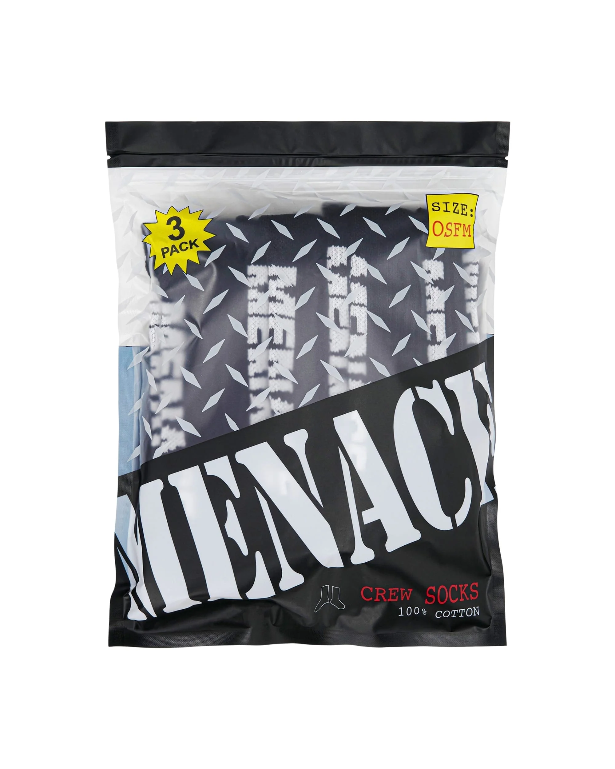 MENACE LOGO SOCKS (3 PACK) - Image 3