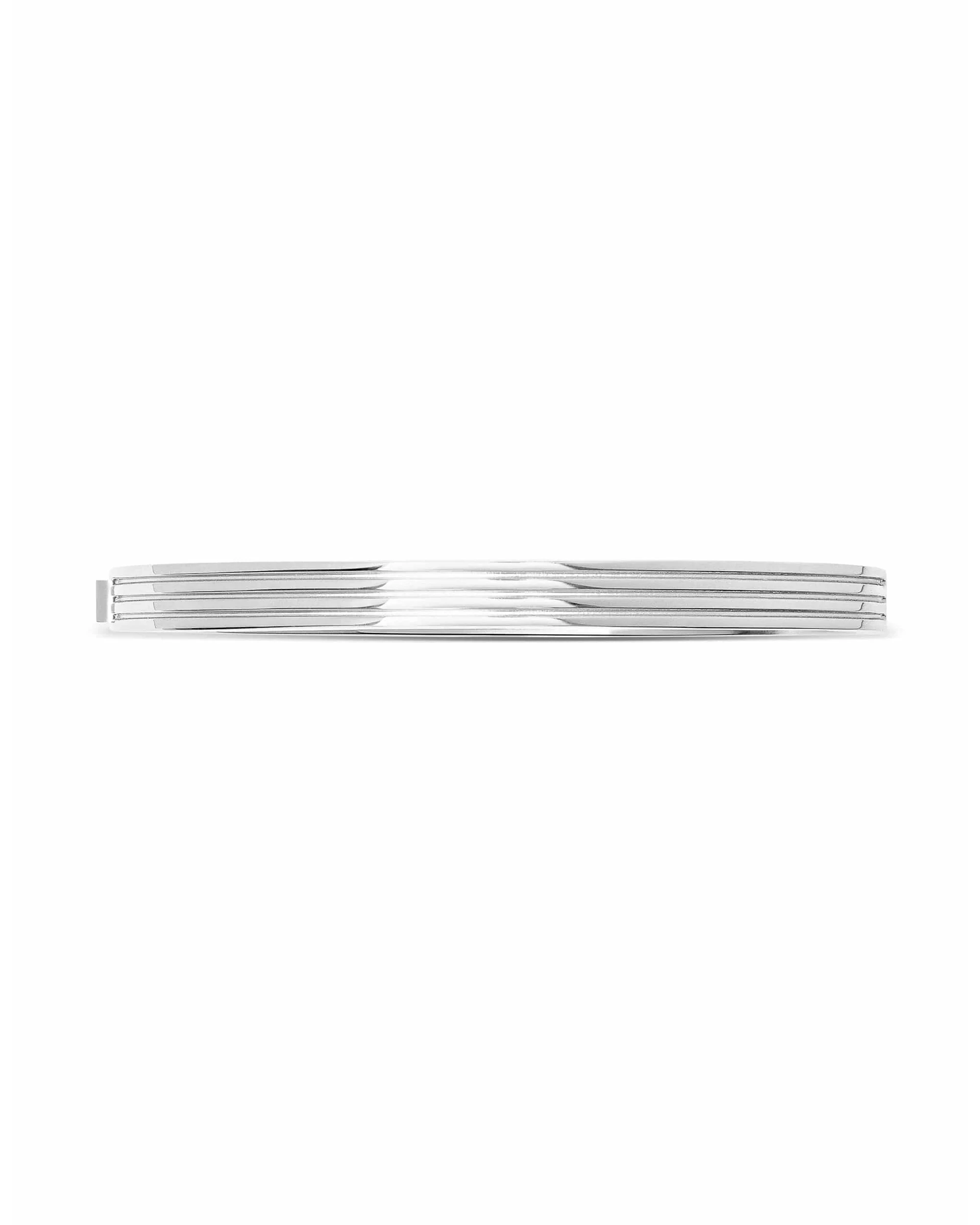 Men's Silver Gentleman Bangle - Image 3
