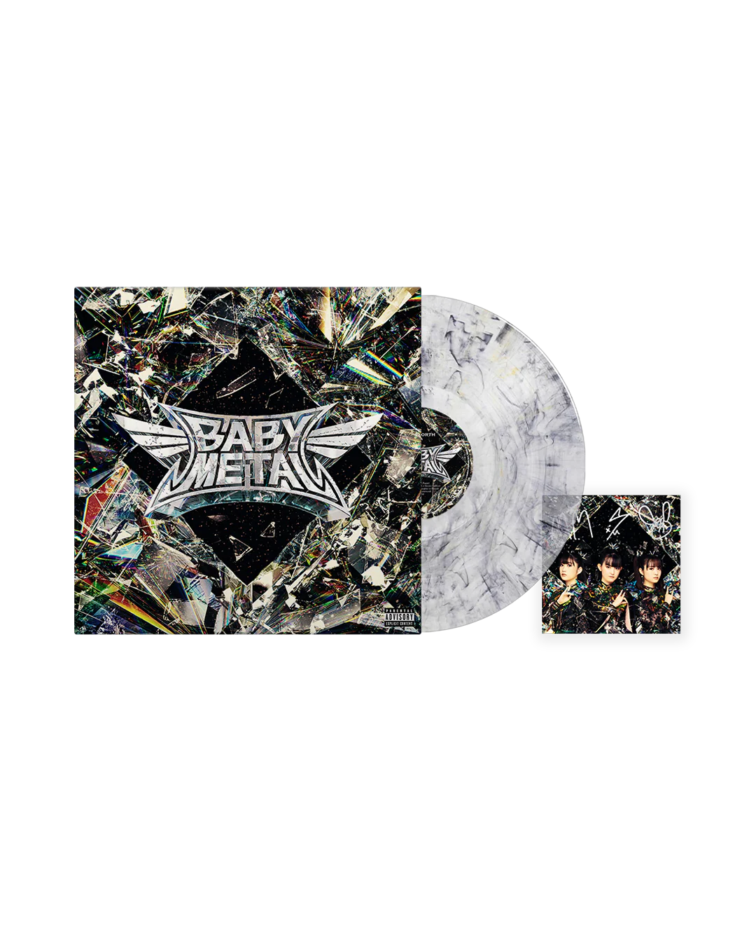 METAL FORTH WHITE NOISE STATIC VINYL - COMPLEX EXCLUSIVE (WITH SIGNED ART CARD)