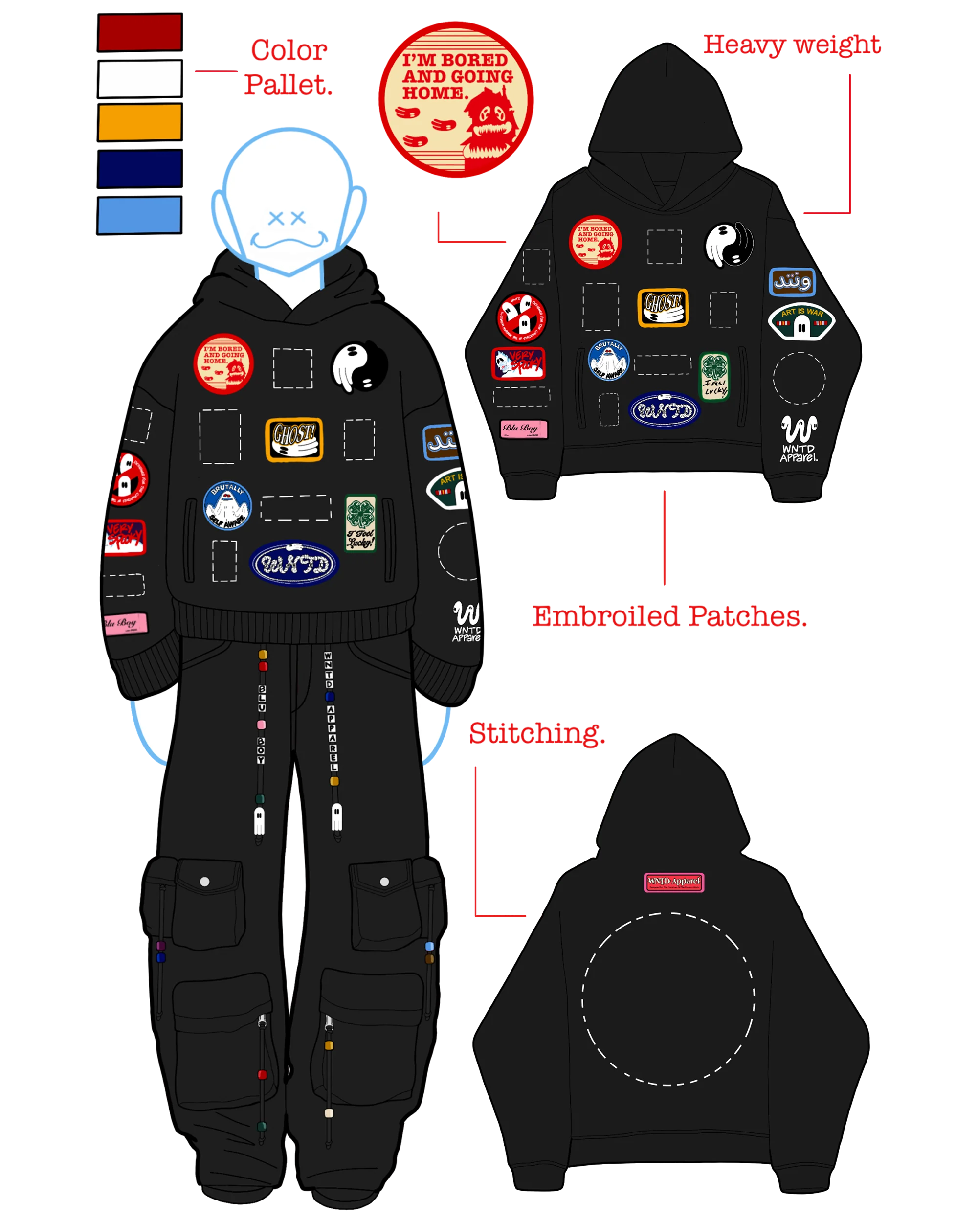 MISSING PATCHWORK HOODIE - Image 4