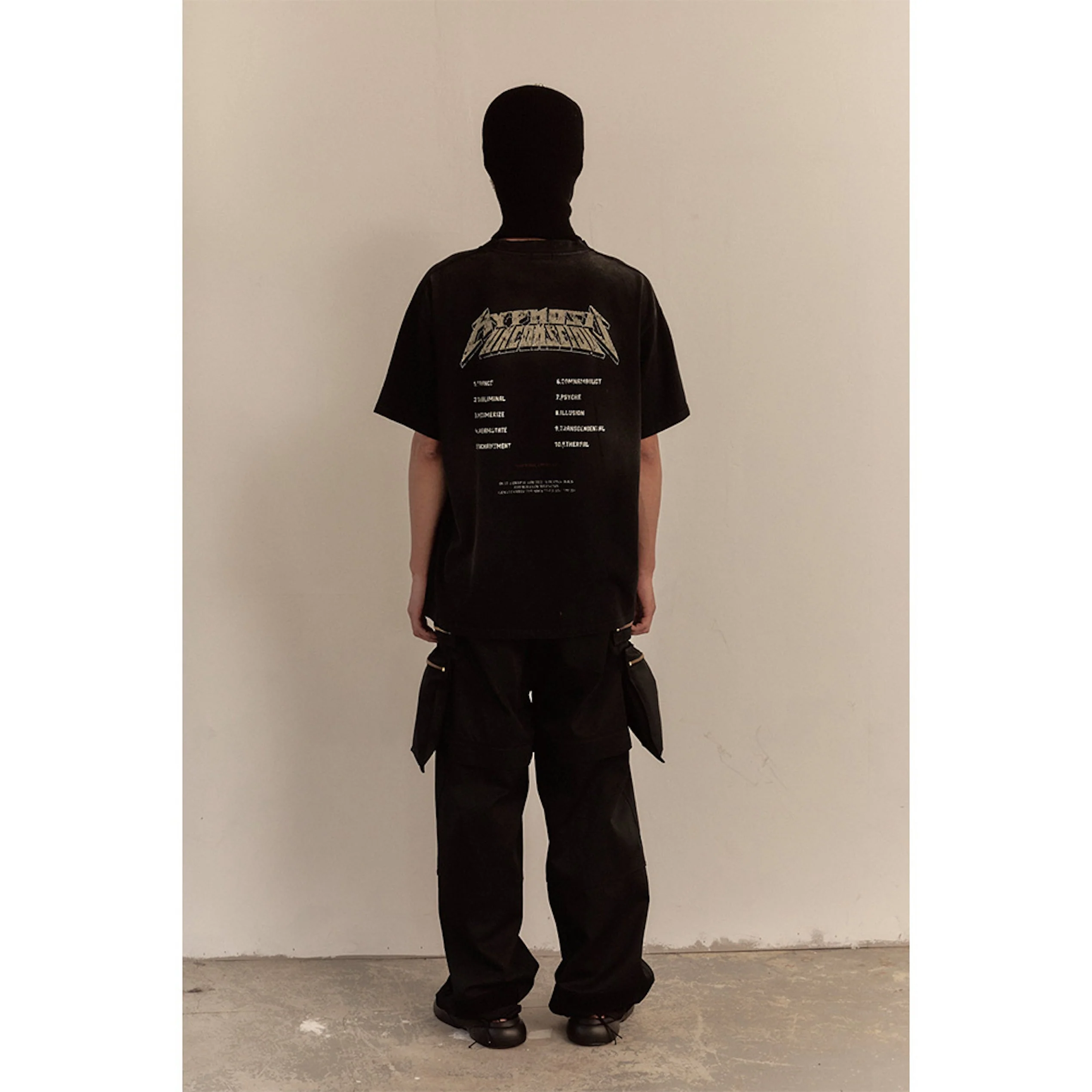 MULTI ZIP POCKET PANTS / BLACK - Image 83