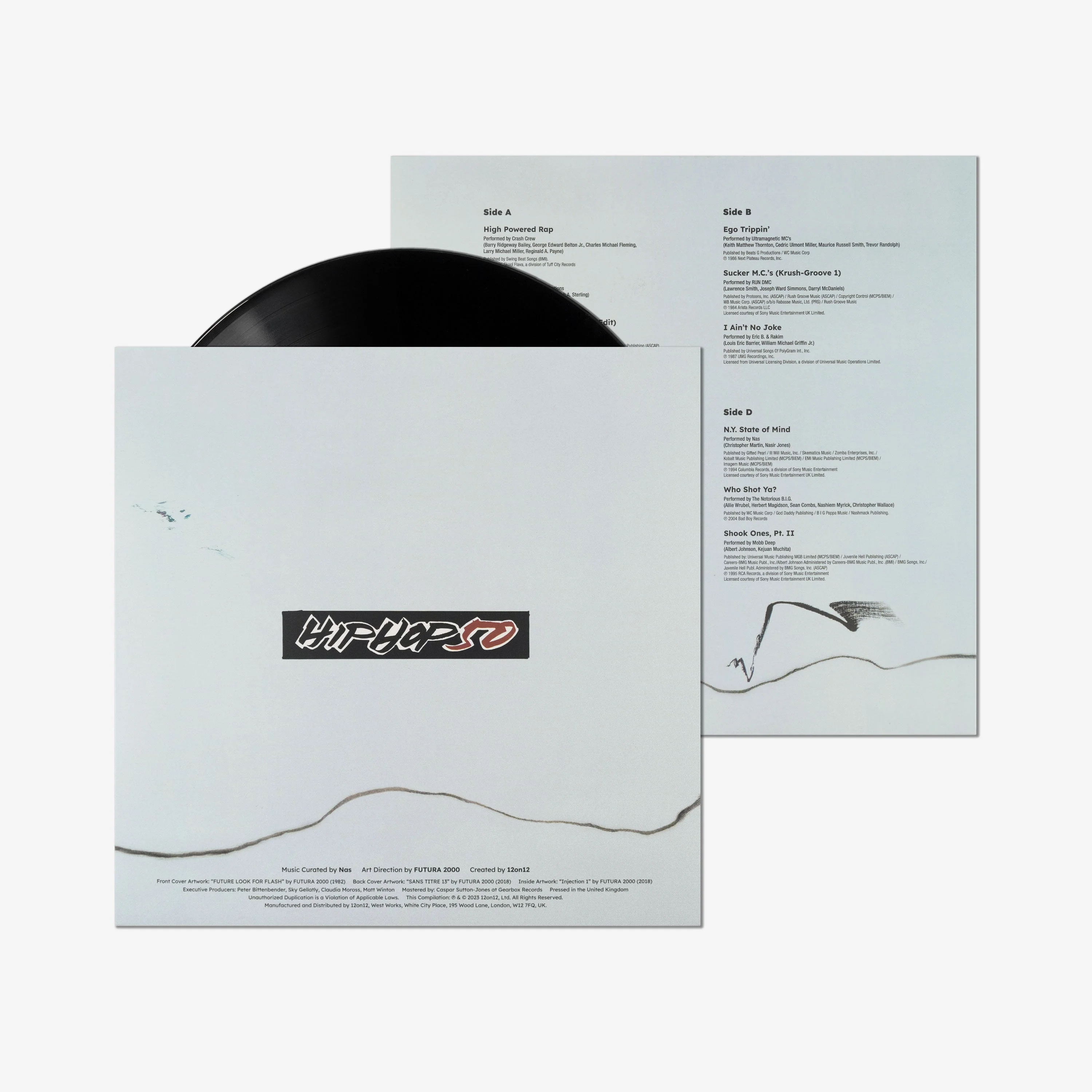 Nas x Futura 3rd Edition Vinyl Record, hand-finished by the artist - Image 24