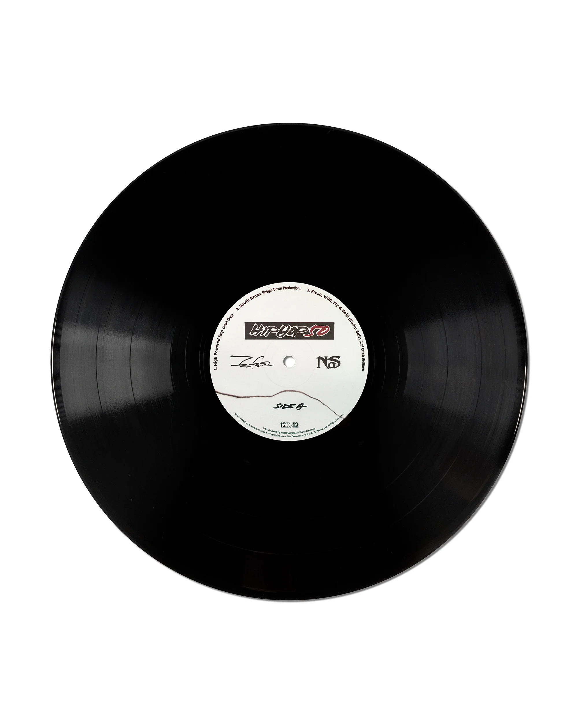 Nas x Futura 3rd Edition Vinyl Record, hand-finished by the artist - Image 9