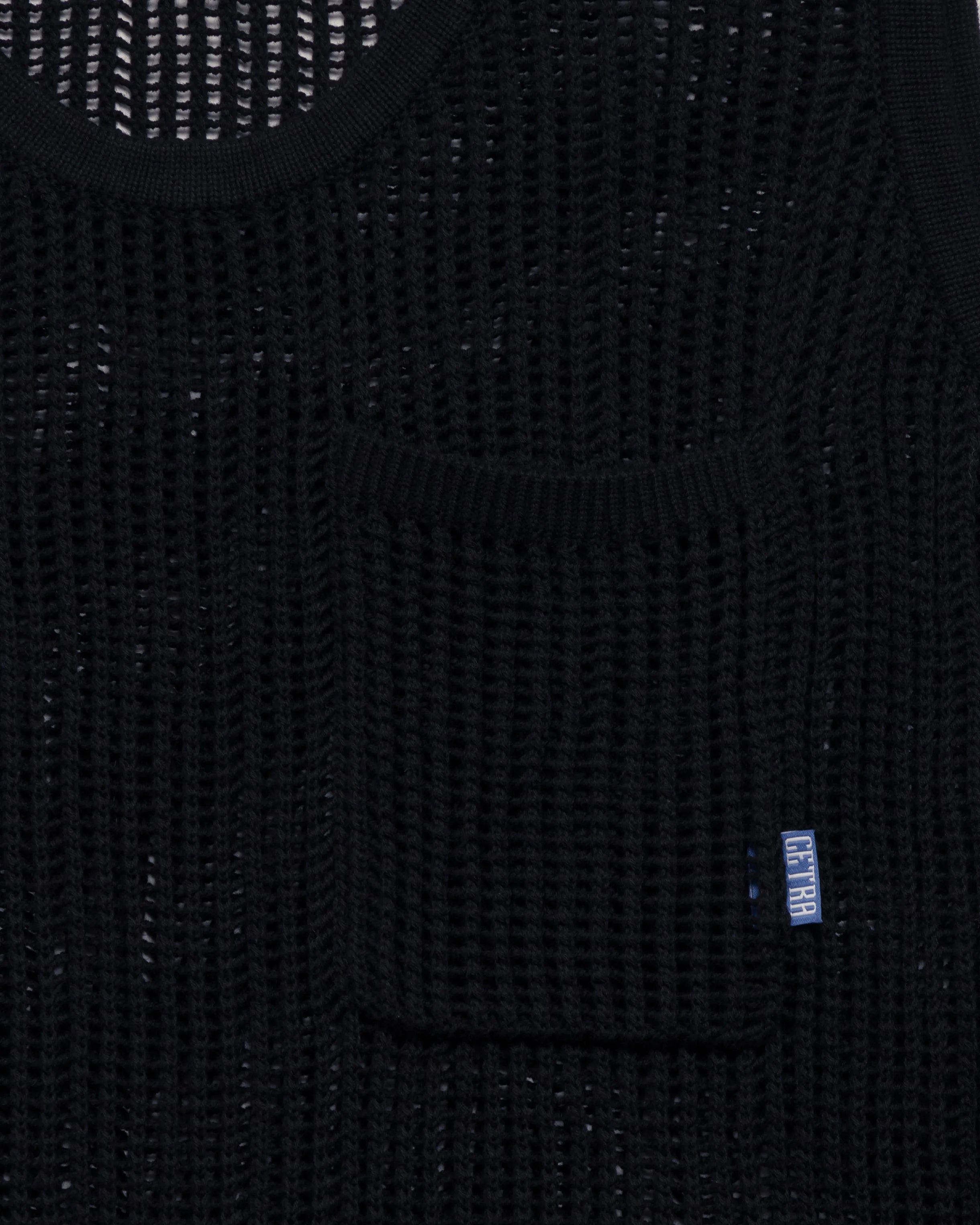 NIGHT BLACK KNITTED TANK TOP - Image 13
