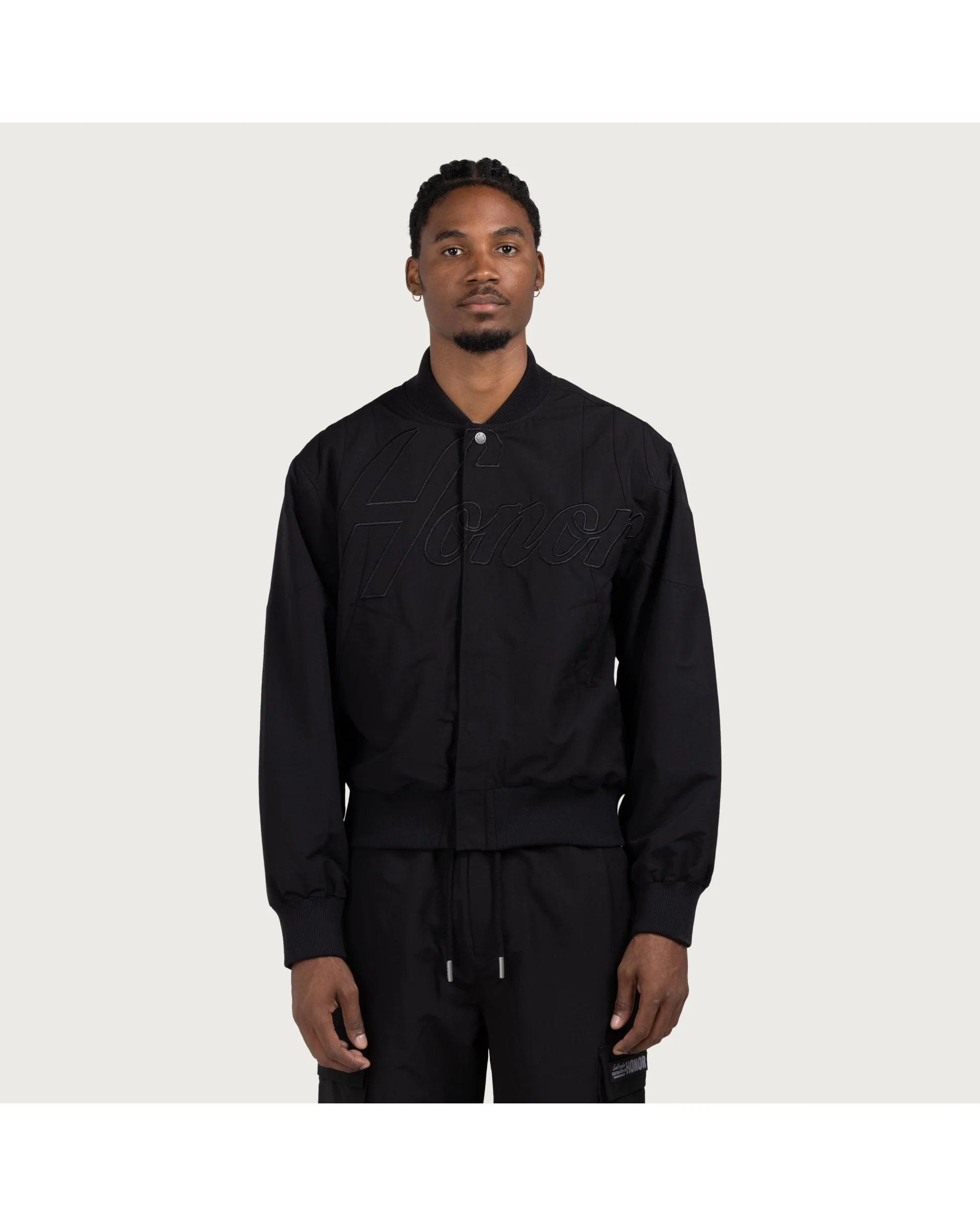 Nylon Bomber - Black - Image 7